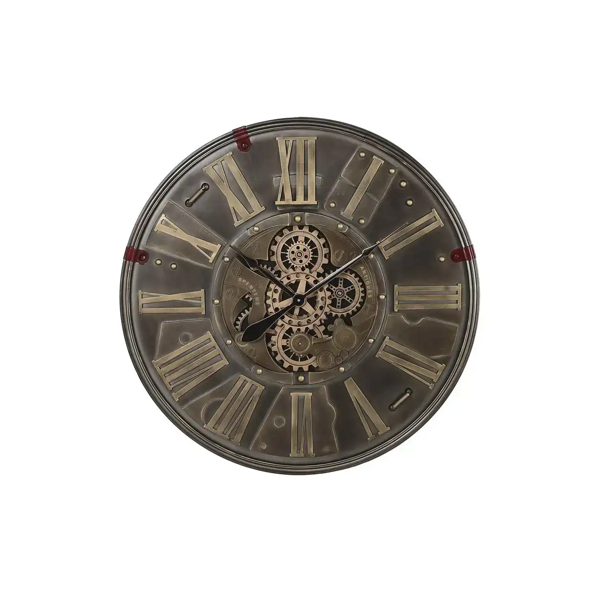 Horloge murale dkd home decor engrenage noir dore fer 80 x 6 5 x 80 cm _2137. DIAYTAR COTE D'IVOIRE - Où Choisir est un Plaisir Responsable. Parcourez notre catalogue et choisissez des produits qui incarnent notre engagement envers des pratiques durables et éthiques.