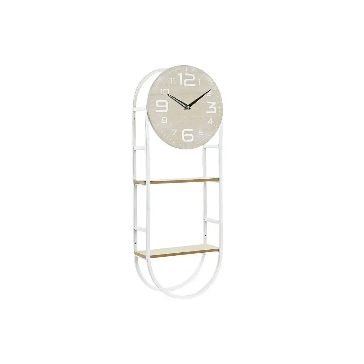 Horloge murale dkd home decor naturel metal mdf blanc 25 5 x 11 5 x 71 cm _2010. Bienvenue sur DIAYTAR COTE D'IVOIRE - Là où Chaque Objet a une Âme. Plongez dans notre catalogue et trouvez des articles qui portent l'essence de l'artisanat et de la passion.