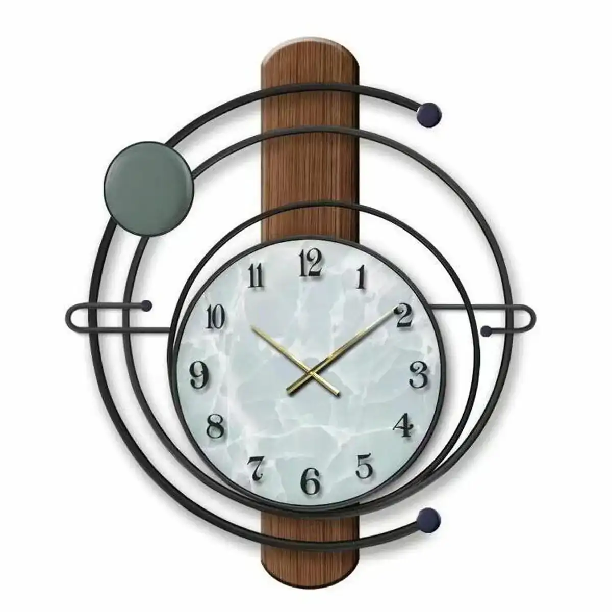 Horloge murale dkd home decor noir fer bois mdf 60 x 4 5 x 60 cm _1868. Entrez dans l'Univers de DIAYTAR COTE D'IVOIRE - Où l'Innovation Rencontre la Tradition. Explorez notre sélection de produits modernes et traditionnels qui incarnent l'esprit dynamique du Côte d'Ivoire.