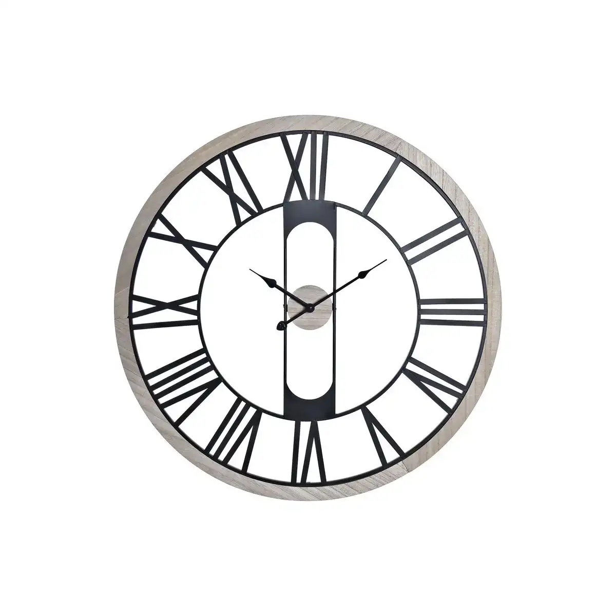 Horloge murale dkd home decor noir metal bois 70 x 4 x 70 cm _8584. DIAYTAR COTE D'IVOIRE - L'Art du Shopping Distinctif. Naviguez à travers notre gamme soigneusement sélectionnée et choisissez des produits qui définissent votre mode de vie.