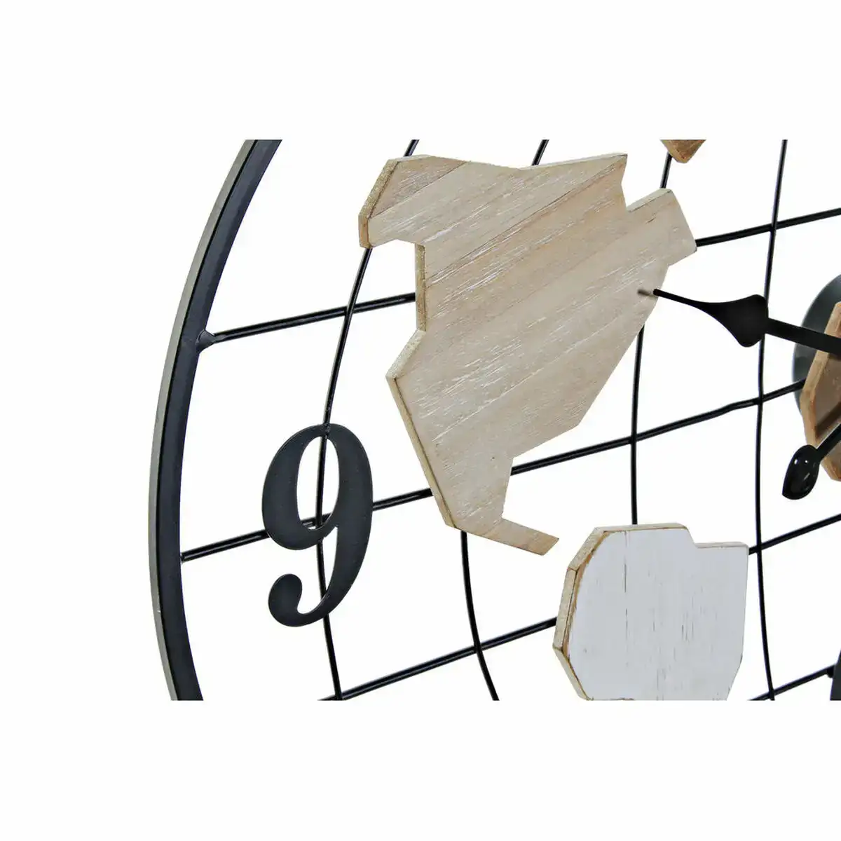 Horloge murale dkd home decor reconditionne a _3111. DIAYTAR COTE D'IVOIRE - Là où Chaque Produit a son Histoire. Découvrez notre gamme de produits, chacun portant en lui le récit de l'artisanat et de la passion, pour vous offrir une expérience de shopping authentique.
