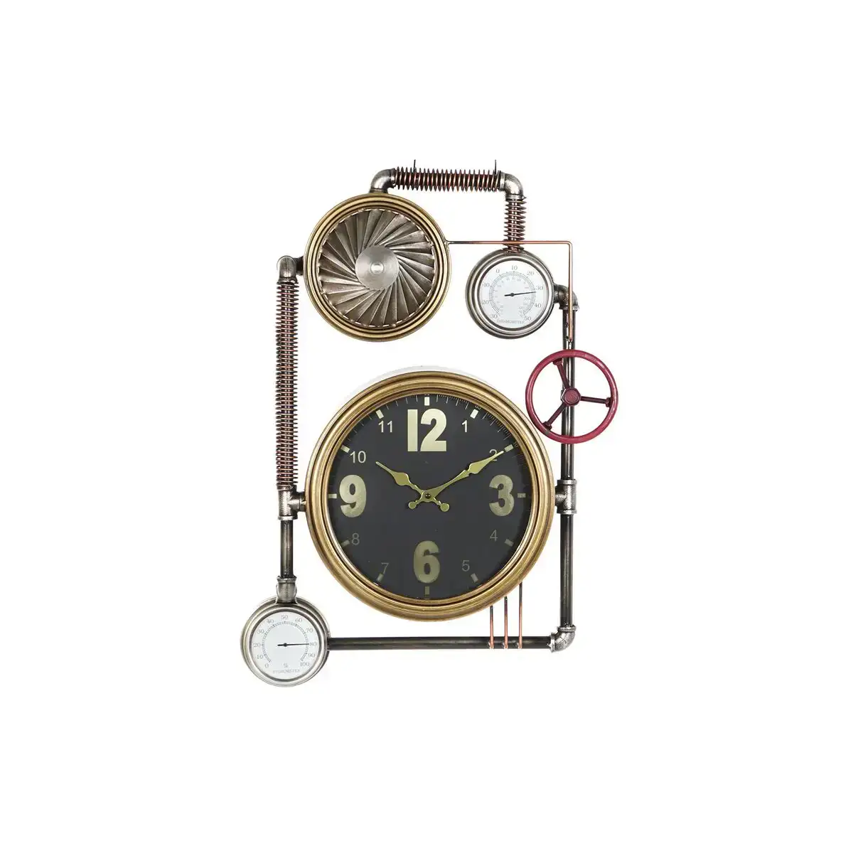 Horloge murale dkd home decor vannes verre dore fer 50 5 x 12 x 73 cm _3312. Bienvenue sur DIAYTAR COTE D'IVOIRE - Votre Galerie Shopping Personnalisée. Découvrez un monde de produits diversifiés qui expriment votre style unique et votre passion pour la qualité.