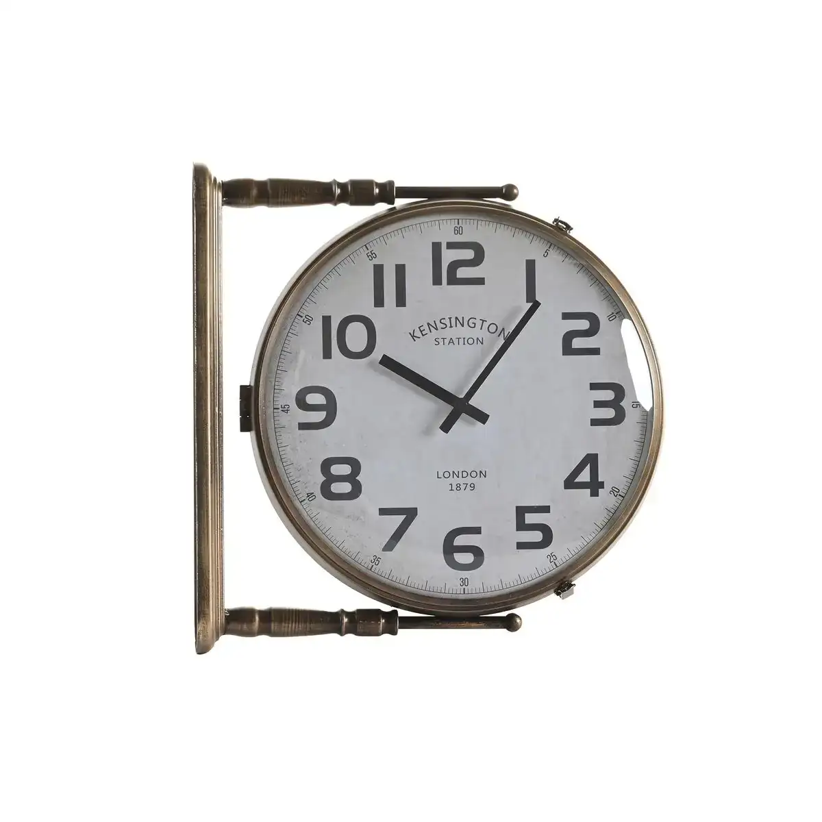 Horloge murale dkd home decor verre dore blanc fer 36 x 9 x 38 cm _1325. DIAYTAR COTE D'IVOIRE - Là où l'Élégance Devient un Mode de Vie. Naviguez à travers notre gamme et choisissez des produits qui apportent une touche raffinée à votre quotidien.