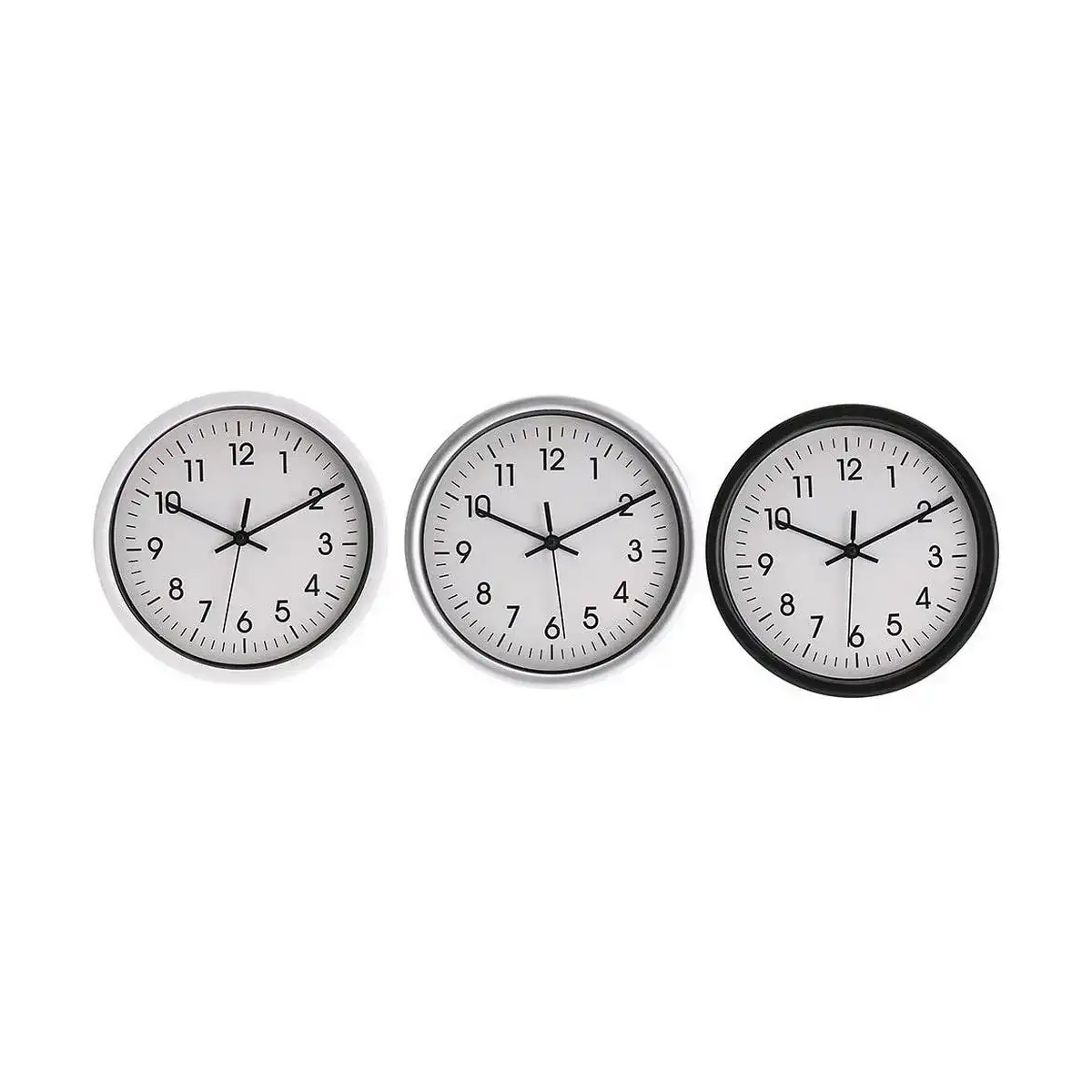 Horloge murale edm rond o 20 x 4 cm pvc_1892. DIAYTAR COTE D'IVOIRE - Où la Mode et le Confort se Rencontrent. Plongez dans notre univers de produits et trouvez des articles qui vous habillent avec style et aisance.