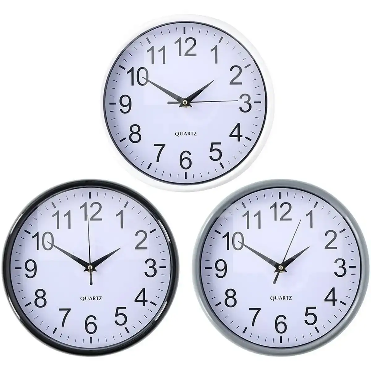 Horloge murale o 25 x 3 cm multicouleur polypropylene_9708. DIAYTAR COTE D'IVOIRE - Là où le Shopping devient une Fête des Sens. Plongez dans notre univers et choisissez des produits qui éveillent votre goût pour l'esthétique et l'authenticité.