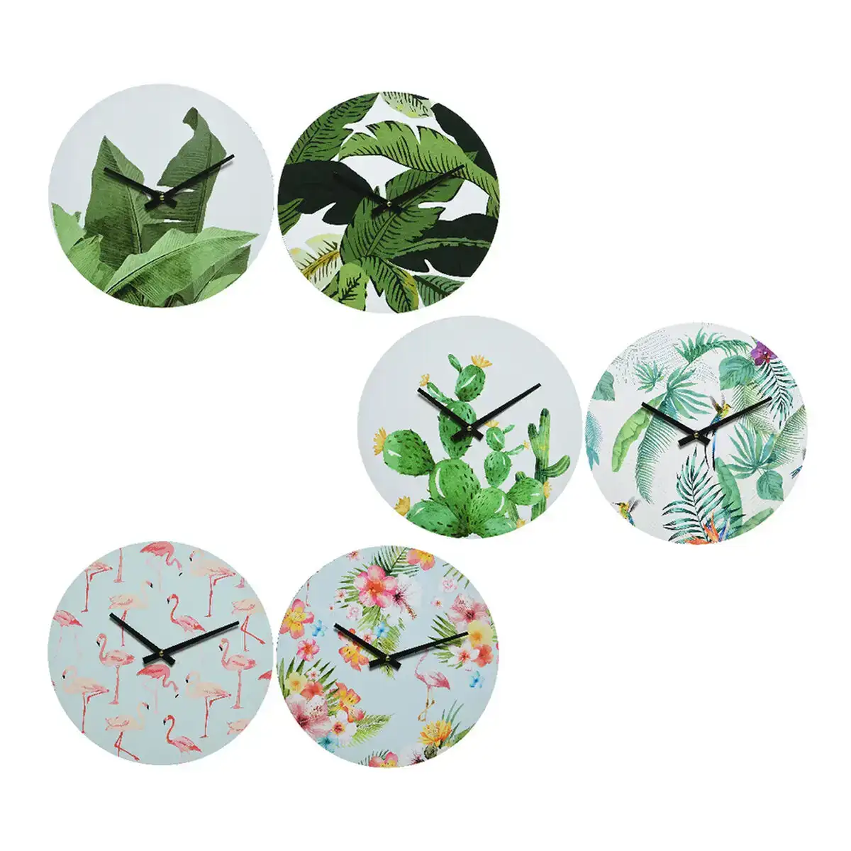 Horloge murale o 33 8 cm imprime polypropylene_9717. DIAYTAR COTE D'IVOIRE - Là où Chaque Clic Compte. Parcourez notre boutique en ligne et laissez-vous guider vers des trouvailles uniques qui enrichiront votre quotidien.