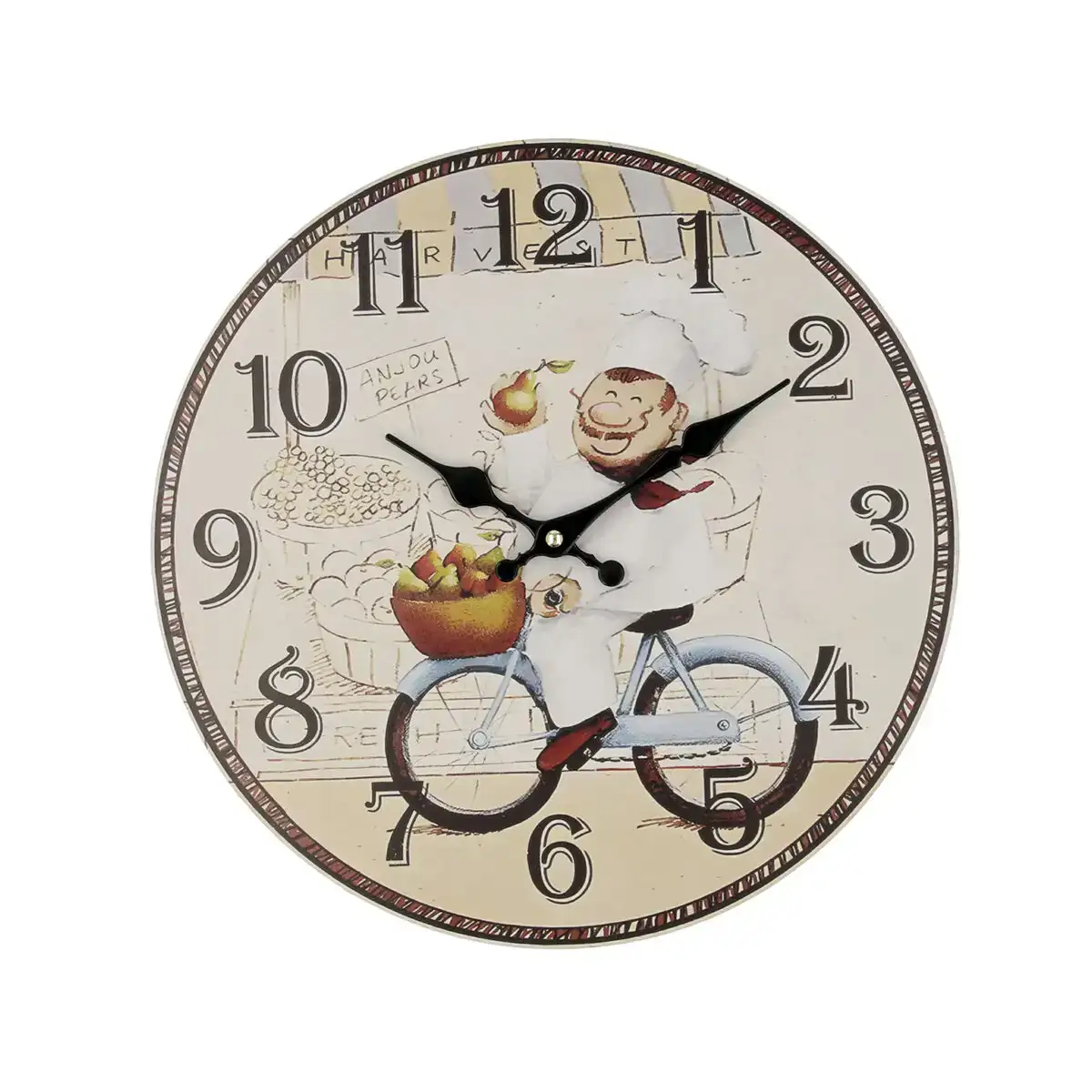 Horloge murale quid cuisinier bois 34 cm _6621. DIAYTAR COTE D'IVOIRE - Votre Destinée Shopping Personnalisée. Plongez dans notre boutique en ligne et créez votre propre expérience de shopping en choisissant parmi nos produits variés.