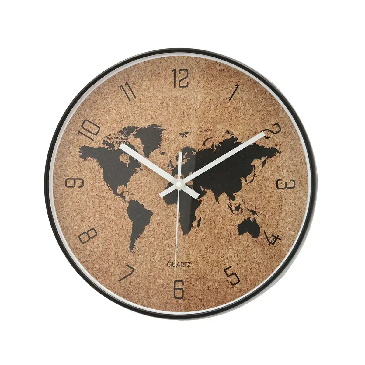 Horloge murale quid mappemonde plastique 30 cm _4740. DIAYTAR COTE D'IVOIRE - Où la Qualité est Notre Engagement. Explorez notre boutique en ligne pour découvrir des produits conçus pour vous apporter satisfaction et plaisir.