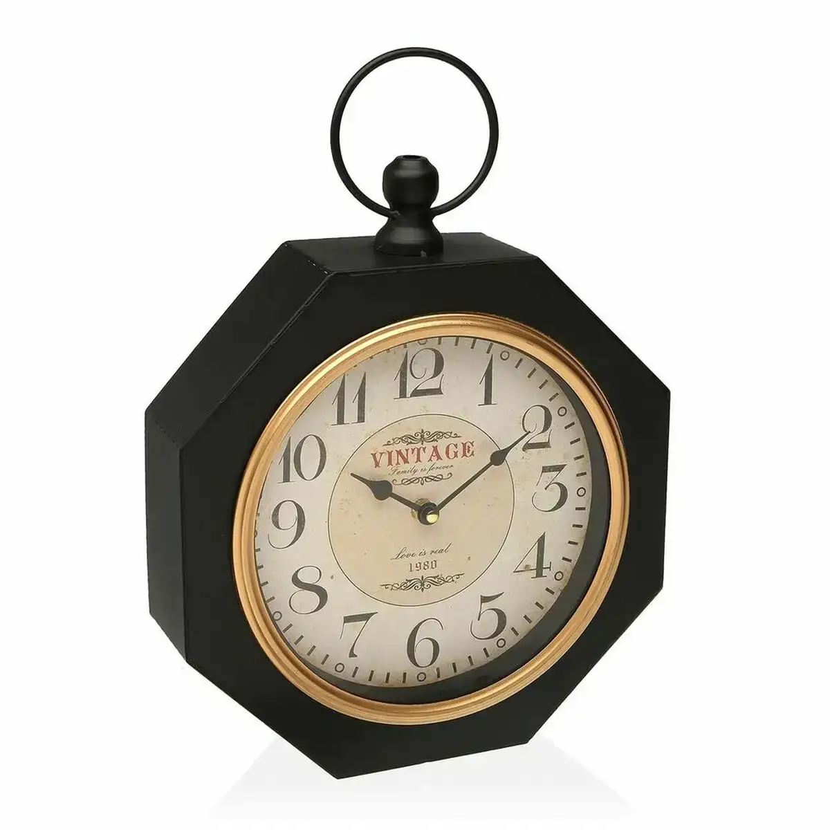 Horloge murale versa black metal 28 x 8 x 40 cm _2829. DIAYTAR COTE D'IVOIRE - L'Art de Magasiner sans Frontières. Parcourez notre vaste sélection d'articles et trouvez tout ce dont vous avez besoin, du chic à l'authentique, du moderne au traditionnel.