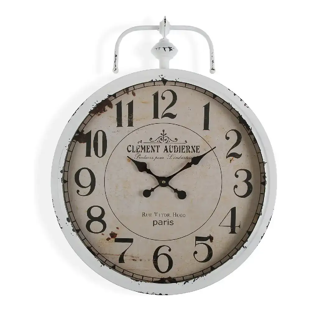 Horloge murale versa rustic metal casual_8456. Bienvenue sur DIAYTAR COTE D'IVOIRE - Votre Destination Shopping à la Côte d'Ivoireaise. Explorez notre boutique en ligne et découvrez une gamme variée de produits qui capturent l'esprit du Côte d'Ivoire.
