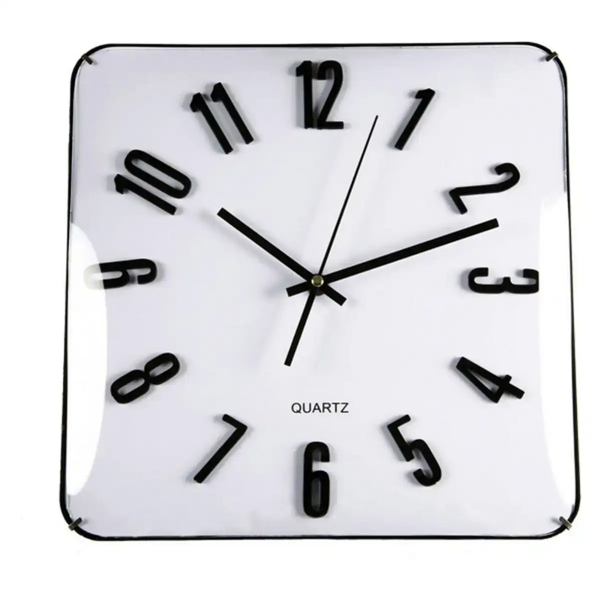 Horloge murale versa verre 31 x 5 5 x 31 cm _7101. DIAYTAR COTE D'IVOIRE - Où la Mode et le Confort se Rencontrent. Plongez dans notre univers de produits et trouvez des articles qui vous habillent avec style et aisance.