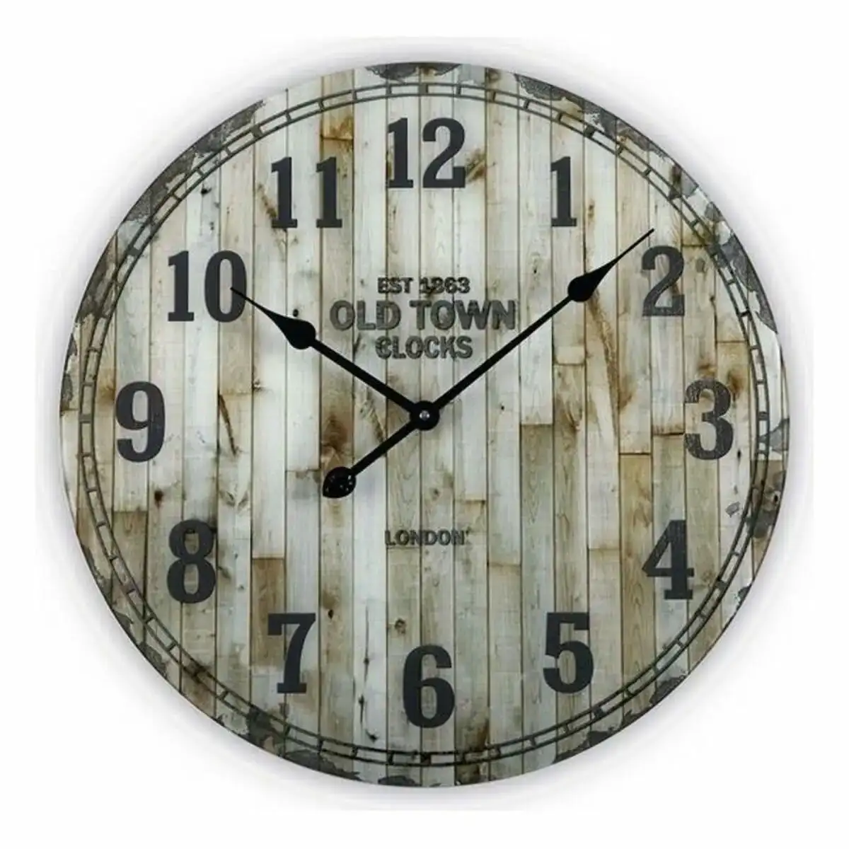 Horloge murale versa verre 4 x 57 x 57 cm _1381. DIAYTAR COTE D'IVOIRE - Votre Destination Shopping Éthique. Parcourez notre gamme et choisissez des articles qui respectent l'environnement et les communautés locales.