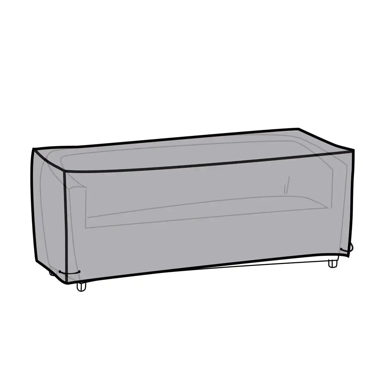 House de canape dkd home decor noir aluminium gris fonce 205 x 80 x 60 cm _4238. DIAYTAR COTE D'IVOIRE - Là où Chaque Achat a du Sens. Explorez notre gamme et choisissez des produits qui racontent une histoire, votre histoire.