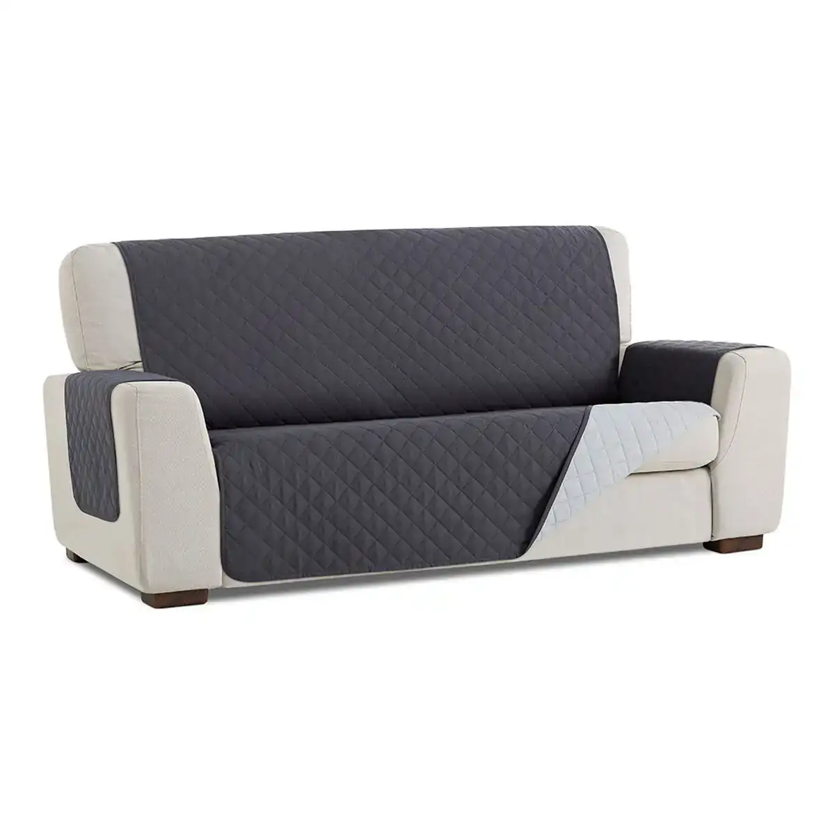 Housse de canape belmarti plus anthracite 3 places 180 x 200 cm_6132. Bienvenue chez DIAYTAR COTE D'IVOIRE - Où Chaque Achat est un Geste d'Amour. Découvrez notre sélection minutieuse et choisissez des articles qui témoignent de votre passion.