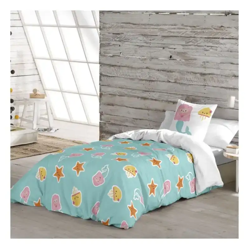 Housse de couette cool kids mermaid_5672. DIAYTAR COTE D'IVOIRE - Où Choisir est une Célébration de l'Artisanat Local. Découvrez notre boutique en ligne et choisissez des produits qui incarnent la passion des artisans sénégalais.