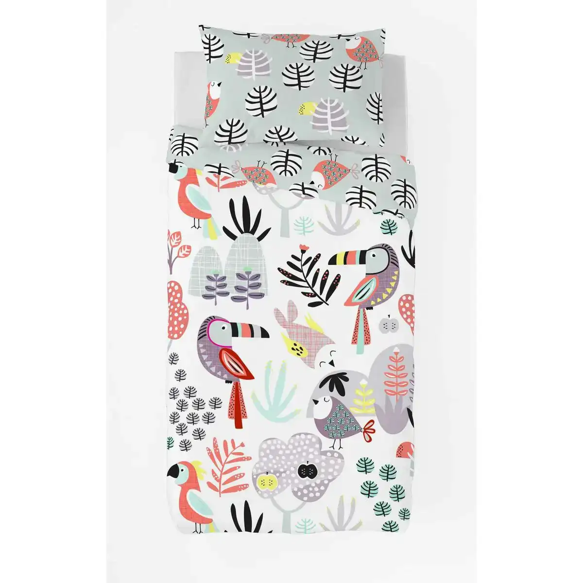 Housse de couette cool kids reversible lit 1 persone 180 x 220 cm _8388. DIAYTAR COTE D'IVOIRE - L'Art de Vivre le Shopping Authentique. Découvrez notre boutique en ligne et trouvez des produits qui célèbrent la culture et l'héritage du Côte d'Ivoire.