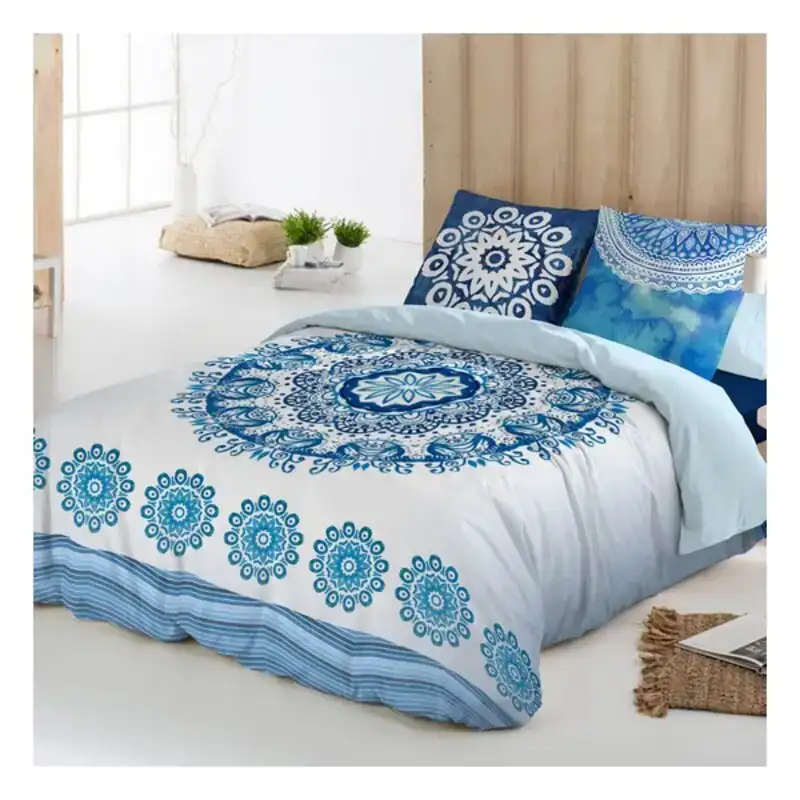 Housse de couette costura greek indigo_8244. Entrez dans l'Univers de DIAYTAR COTE D'IVOIRE - Où l'Authenticité Renouvelle Votre Quotidien. Explorez notre gamme de produits et trouvez des articles qui reflètent votre essence.