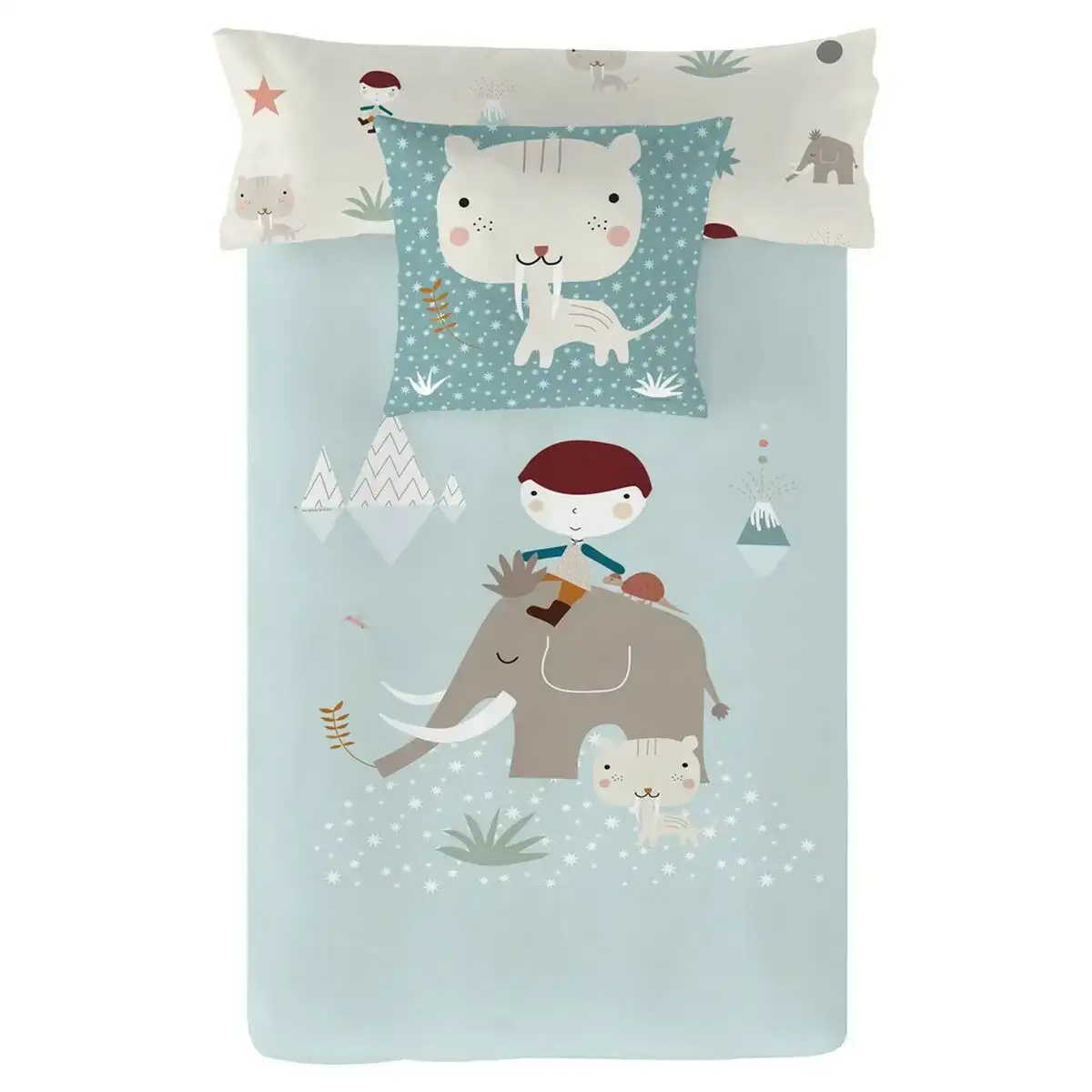 Housse de couette haciendo el indio ice age reversible lit 1 persone 150 x 220 cm _6571. DIAYTAR COTE D'IVOIRE - Là où la Beauté Rencontre la Fonctionnalité. Parcourez notre sélection pour trouver des produits qui allient esthétique et praticité, pour un quotidien sublimé.