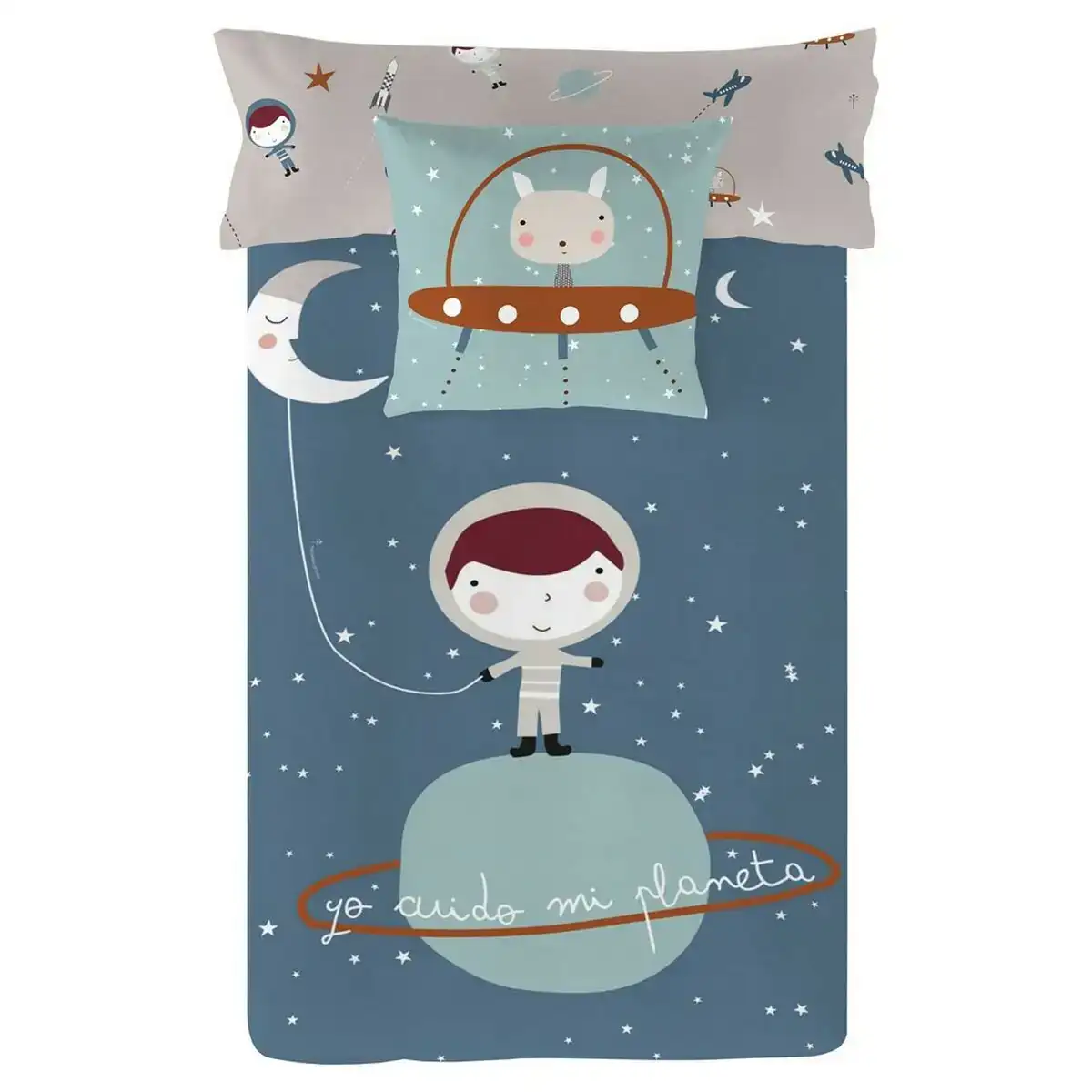 Housse de couette haciendo el indio planet reversible lit 1 persone 180 x 220 cm _8220. DIAYTAR COTE D'IVOIRE - Où Chaque Produit est une Promesse de Qualité. Explorez notre boutique en ligne et choisissez des produits qui répondent à vos exigences élevées.