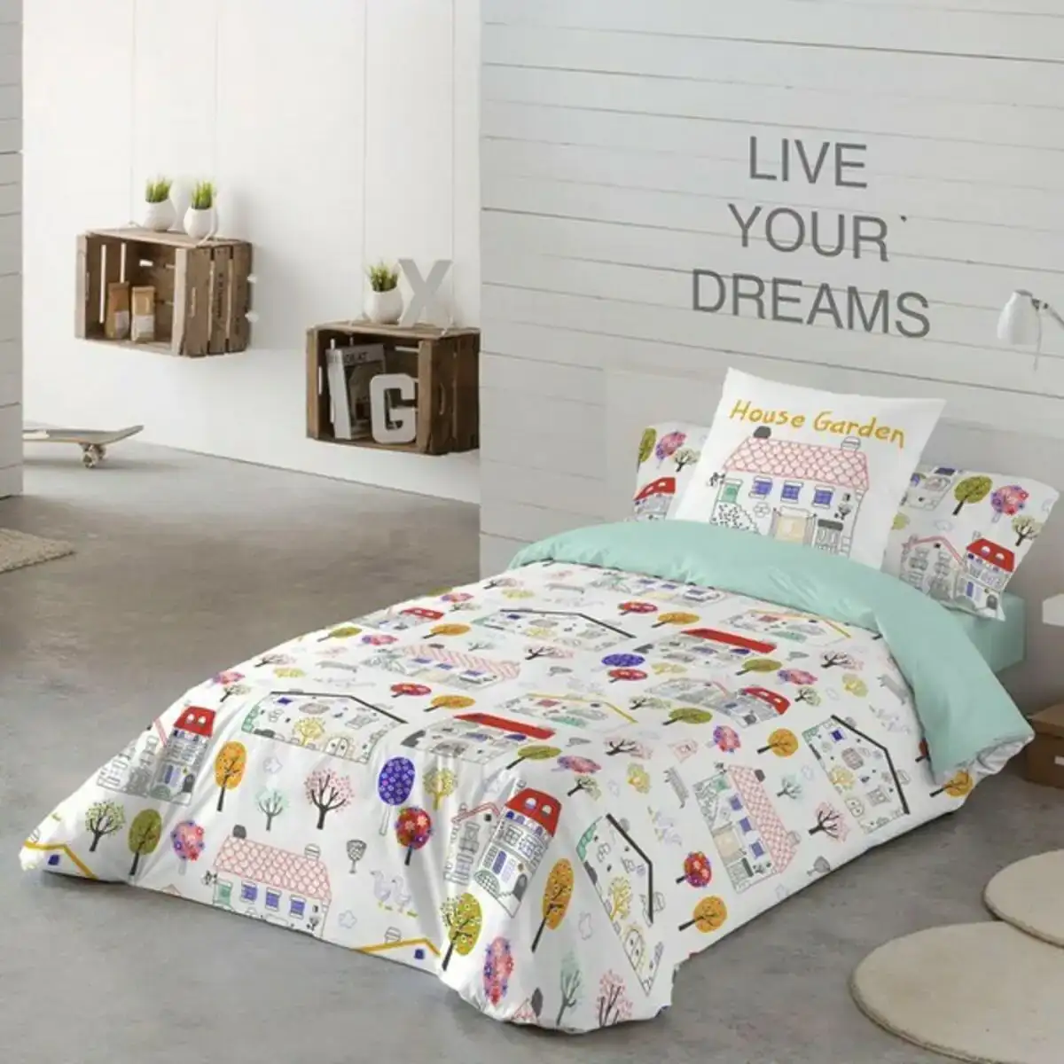 Housse de couette icehome silvestre 140 x 200 cm _3996. DIAYTAR COTE D'IVOIRE - Où Choisir Rime avec Qualité. Découvrez notre sélection soigneusement conçue et choisissez des articles qui incarnent l'excellence et l'innovation.