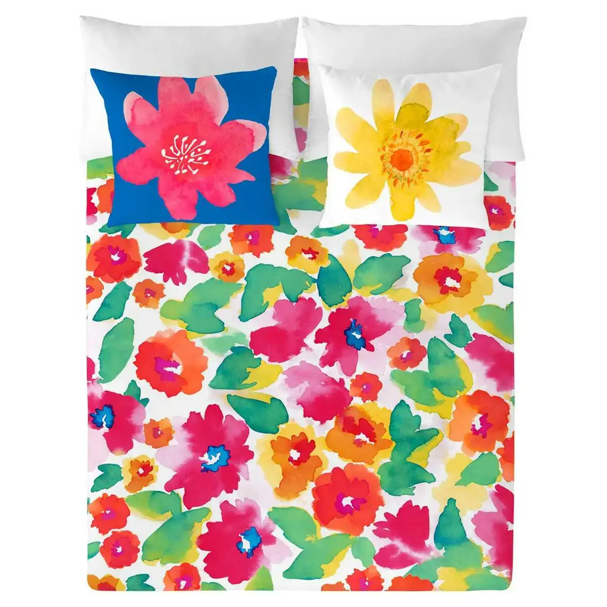 Housse de couette icehome summer day lit 1 persone 150 x 220 cm _3790. DIAYTAR COTE D'IVOIRE - L'Art de Vivre l'Excellence au Quotidien. Explorez notre gamme et choisissez des produits qui ajoutent une note de prestige à votre vie.