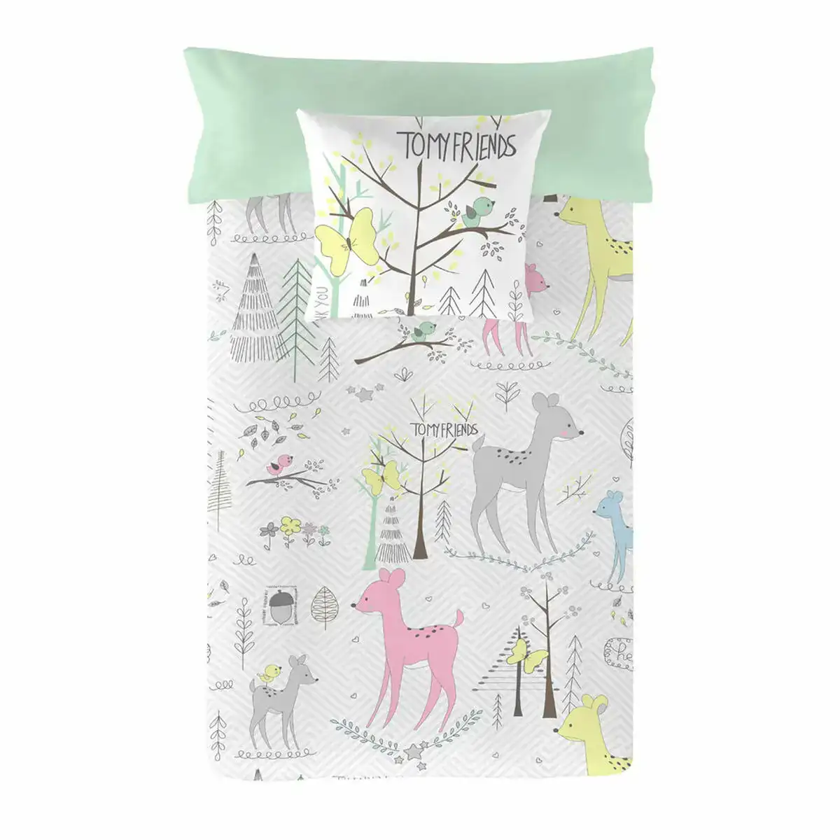 Housse de couette icehome tomy friends lit 1 persone 180 x 220 cm _1540. DIAYTAR COTE D'IVOIRE - L'Écrin de Vos Désirs Shopping. Parcourez notre boutique en ligne et explorez des produits minutieusement choisis pour répondre à vos envies les plus exigeantes.
