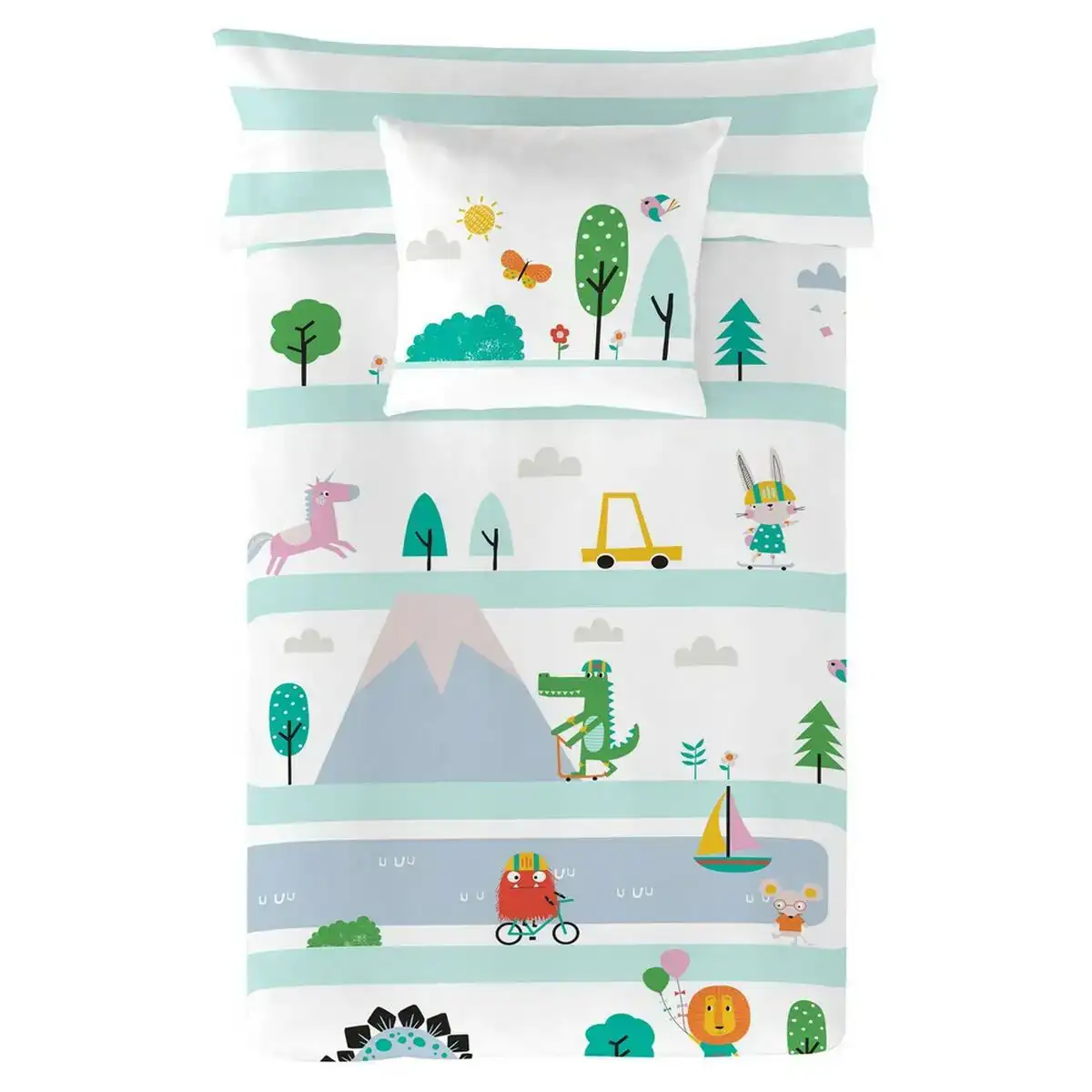 Housse de couette lemon ribbon track reversible lit 1 persone 180 x 220 cm _9879. Votre Destination de Choix: DIAYTAR COTE D'IVOIRE - Où l'Authenticité Rencontre la Commodité. Faites l'expérience de magasiner en ligne pour des articles qui incarnent la richesse culturelle et la modernité du Côte d'Ivoire.