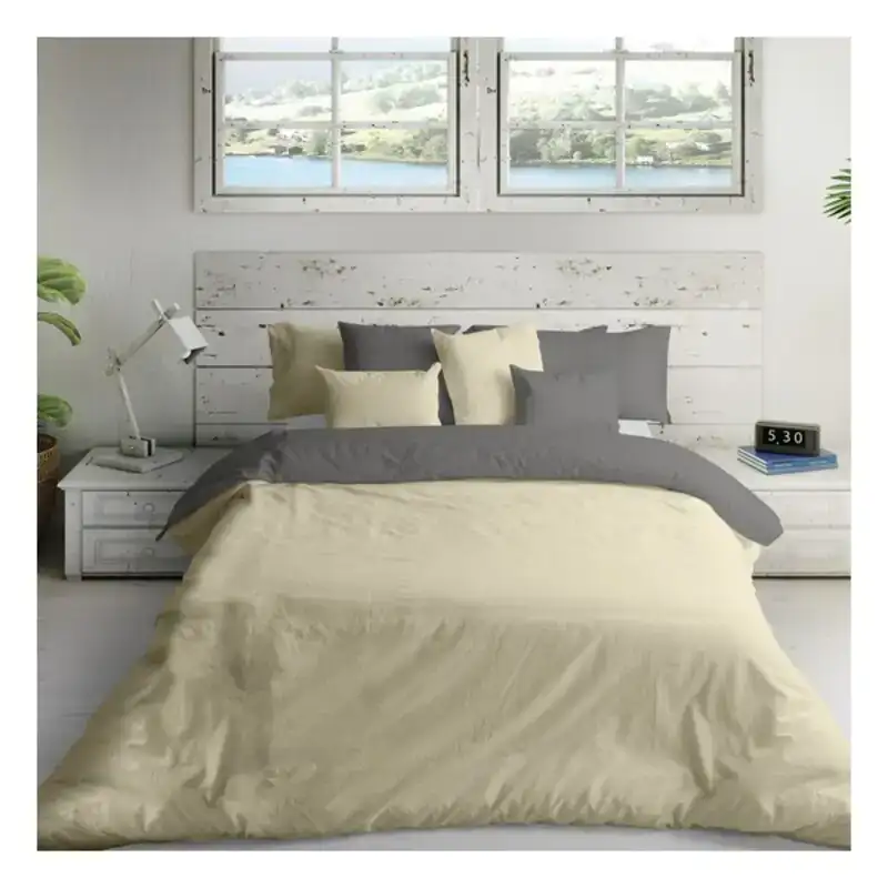 Housse de couette naturals beige gris_5295. Bienvenue sur DIAYTAR COTE D'IVOIRE - Où Choisir Rime avec Qualité. Explorez notre gamme diversifiée et découvrez des articles conçus pour répondre à vos attentes élevées.