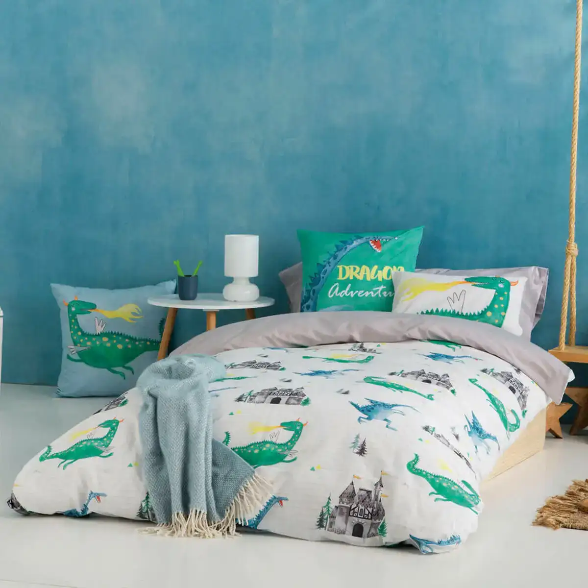 Housse de couette naturals drac lit 1 persone 150 x 220 cm _6309. DIAYTAR COTE D'IVOIRE - L'Art de Vivre l'Élégance Accessible. Parcourez notre gamme variée et choisissez des produits qui ajoutent une touche de sophistication à votre style.