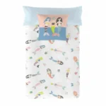 Housse de couette naturals mermaids lit 1 persone 150 x 220 cm _6245. DIAYTAR COTE D'IVOIRE - Là où Chaque Produit a son Histoire. Découvrez notre gamme de produits, chacun portant en lui le récit de l'artisanat et de la passion, pour vous offrir une expérience de shopping authentique.