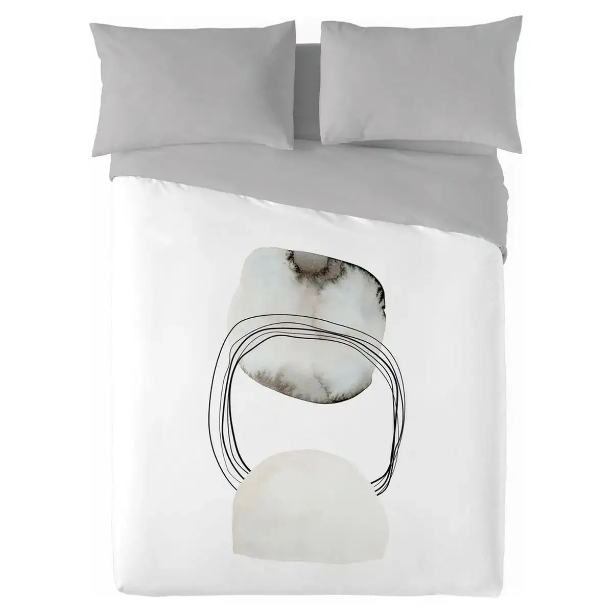 Housse de couette naturals pebble lit 1 persone 150 x 220 cm _1373. DIAYTAR COTE D'IVOIRE - Votre Portail Vers l'Élégance Accessible. Parcourez notre boutique en ligne pour découvrir des produits qui incarnent le luxe à des prix abordables.