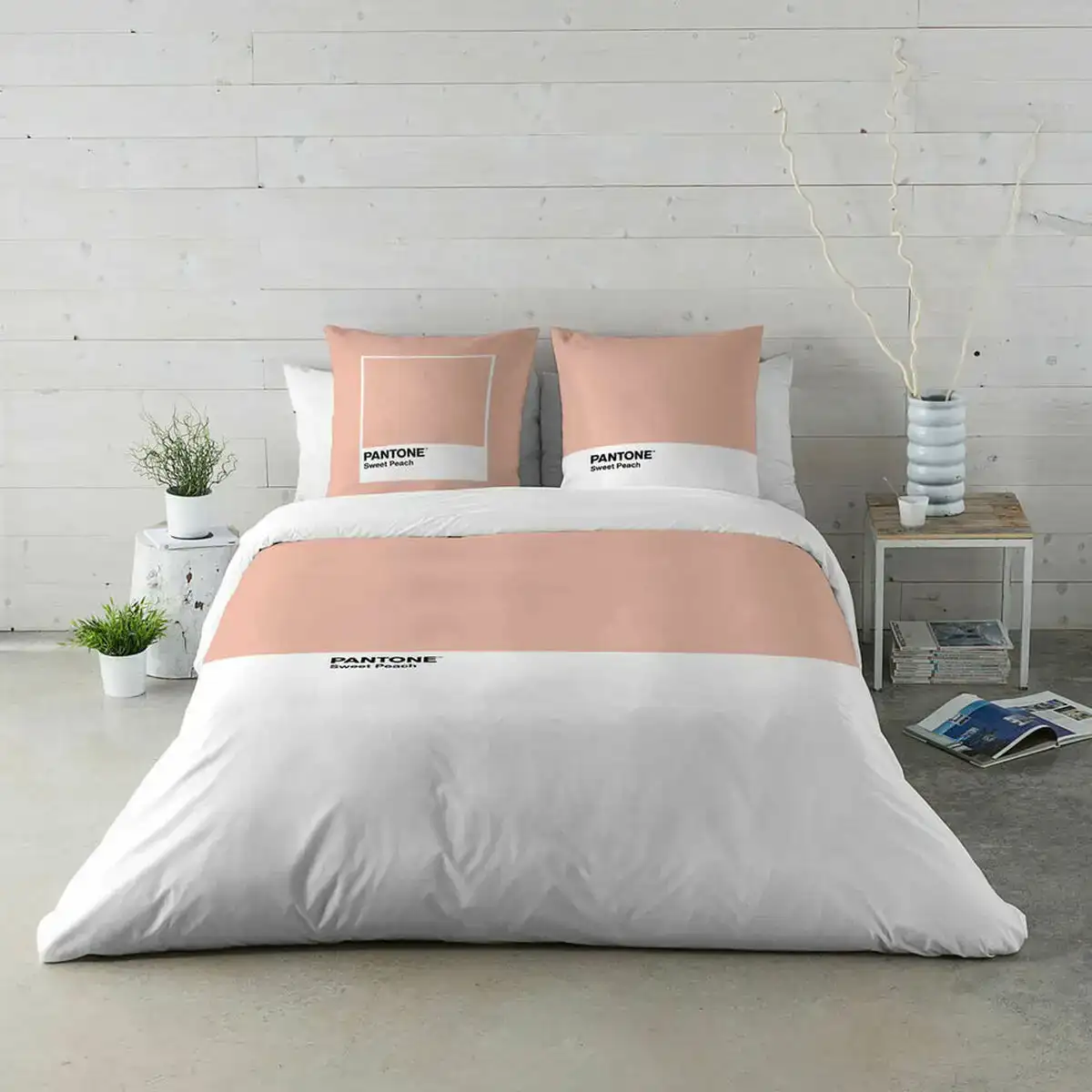 Housse de couette pantone sweet peach lit 1 2 persones 220 x 220 cm _2267. DIAYTAR COTE D'IVOIRE - L'Art de Vivre en Couleurs et en Styles. Parcourez notre sélection et trouvez des articles qui reflètent votre personnalité et votre goût pour la vie.