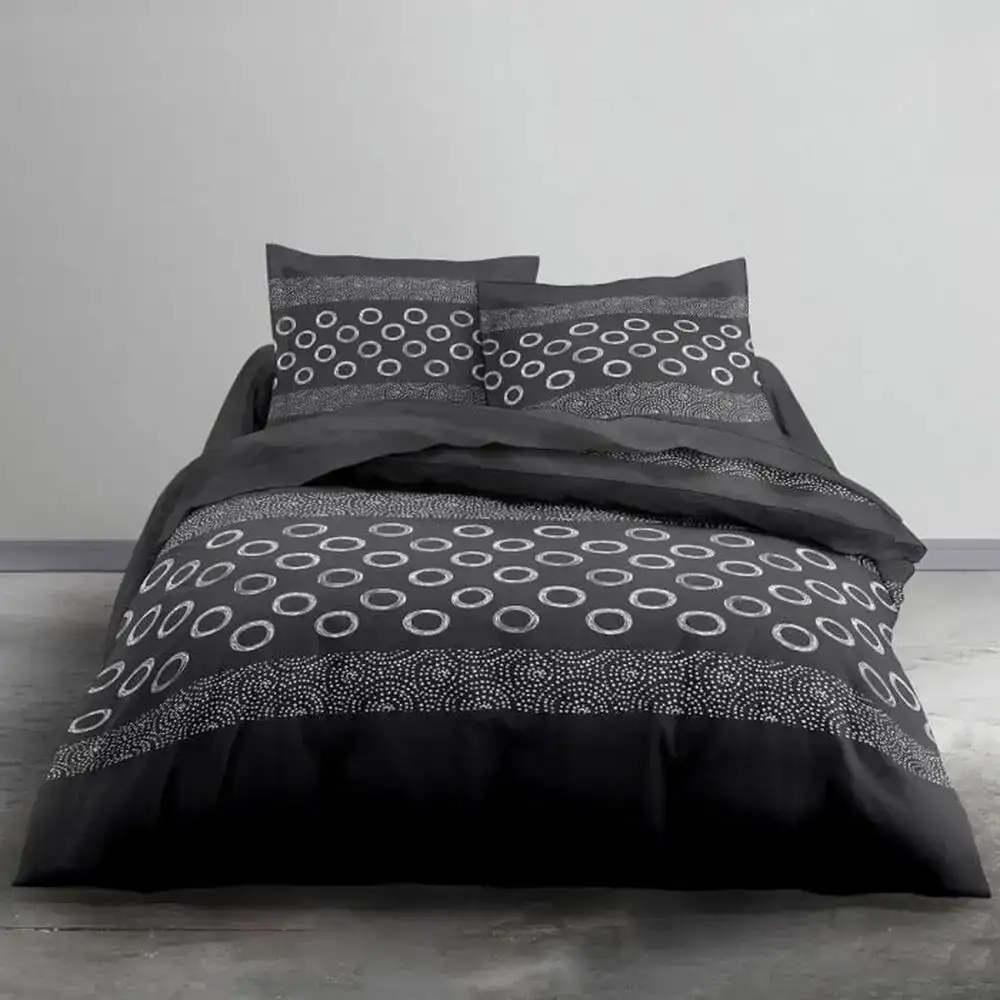 Housse de couette today gael gris fonce 220 x 240 cm_6762. DIAYTAR COTE D'IVOIRE - Votre Destination de Shopping Authentique au Côte d'Ivoire. Plongez dans notre boutique en ligne pour découvrir des produits qui célèbrent la riche culture et l'artisanat du pays.