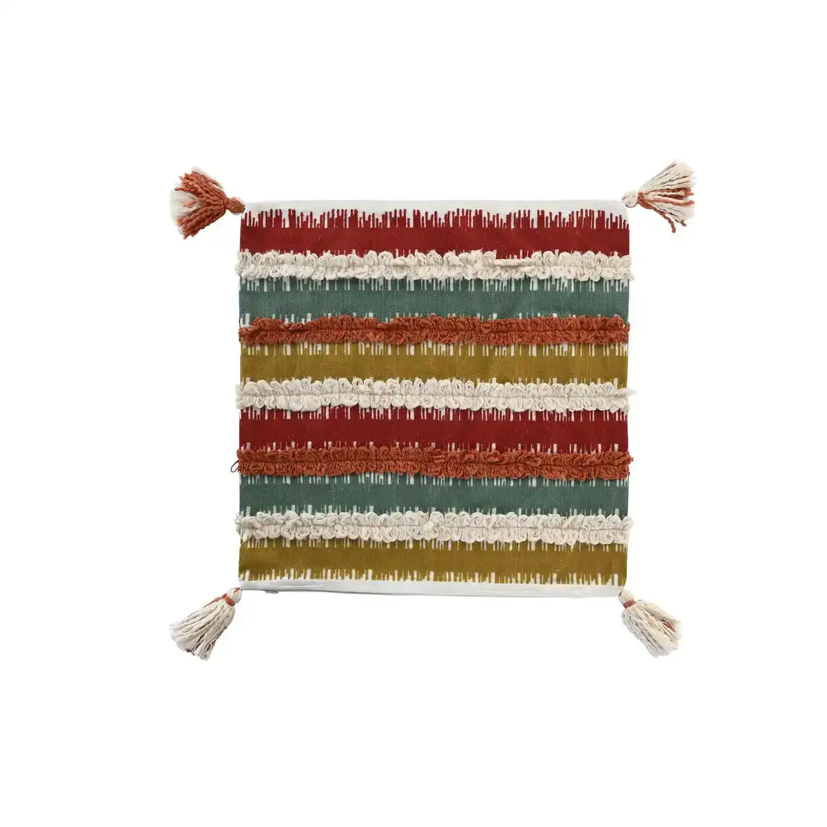 Housse de coussin dkd home decor rayures multicouleur 50 x 1 x 50 cm_8440. DIAYTAR COTE D'IVOIRE - Votre Destination Shopping Éthique. Parcourez notre gamme et choisissez des articles qui respectent l'environnement et les communautés locales.