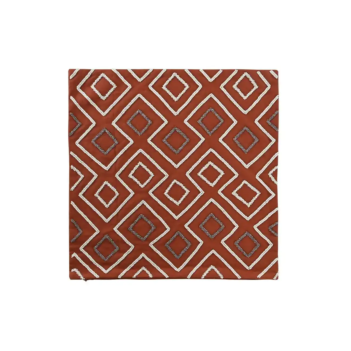 Housse de coussin dkd home decor terre cuite geometrique 50 x 1 x 50 cm_7803. DIAYTAR COTE D'IVOIRE - Votre Portail Vers l'Exclusivité. Explorez notre boutique en ligne pour trouver des produits uniques et exclusifs, conçus pour les amateurs de qualité.