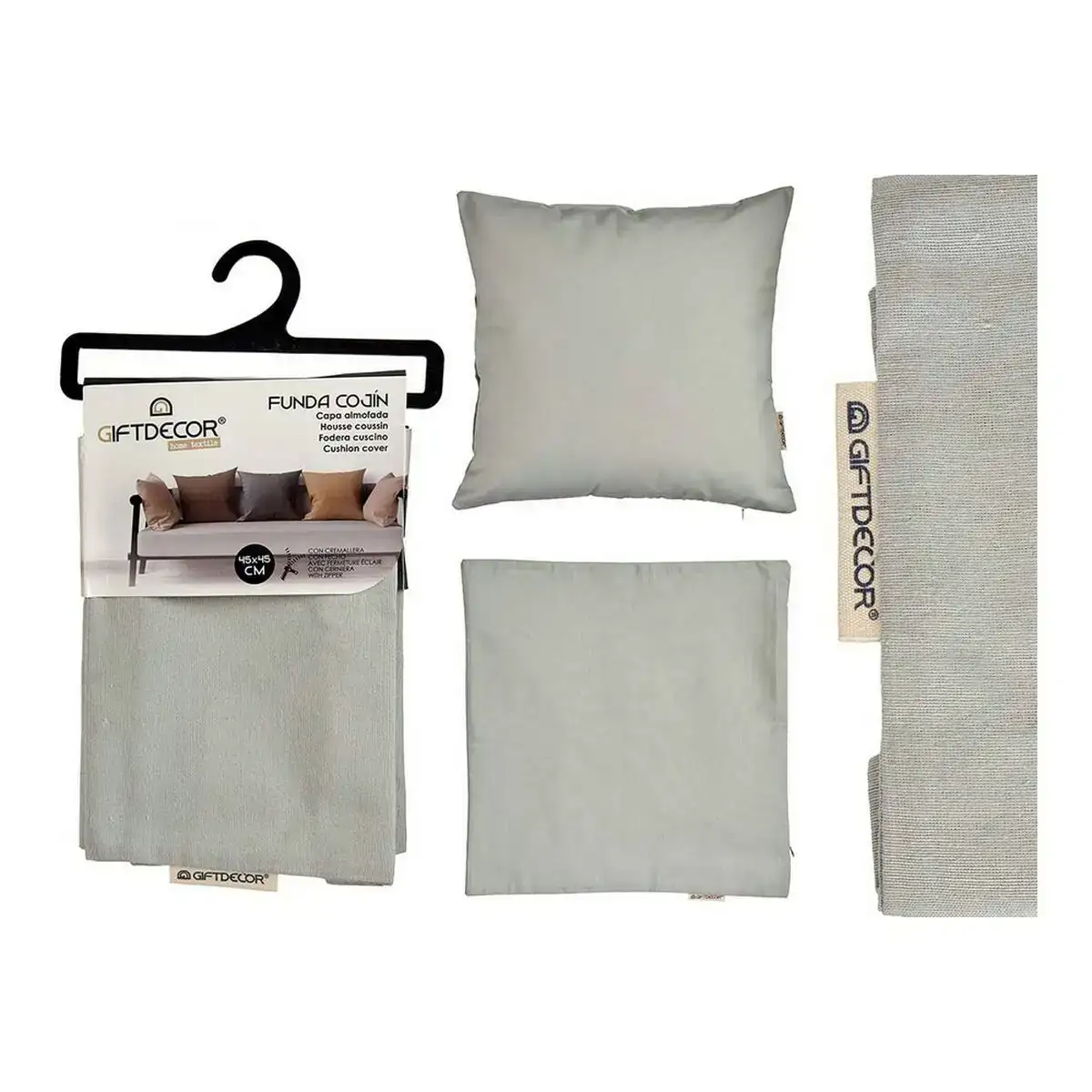Housse de coussin gris gris clair 45 x 0 5 x 45 cm 60 x 0 5 x 60 cm_3745. Entrez dans le Monde de DIAYTAR COTE D'IVOIRE - Où Chaque Article Raconte une Histoire Unique. Explorez notre boutique en ligne pour dénicher des trésors qui incarnent l'âme du Côte d'Ivoire.