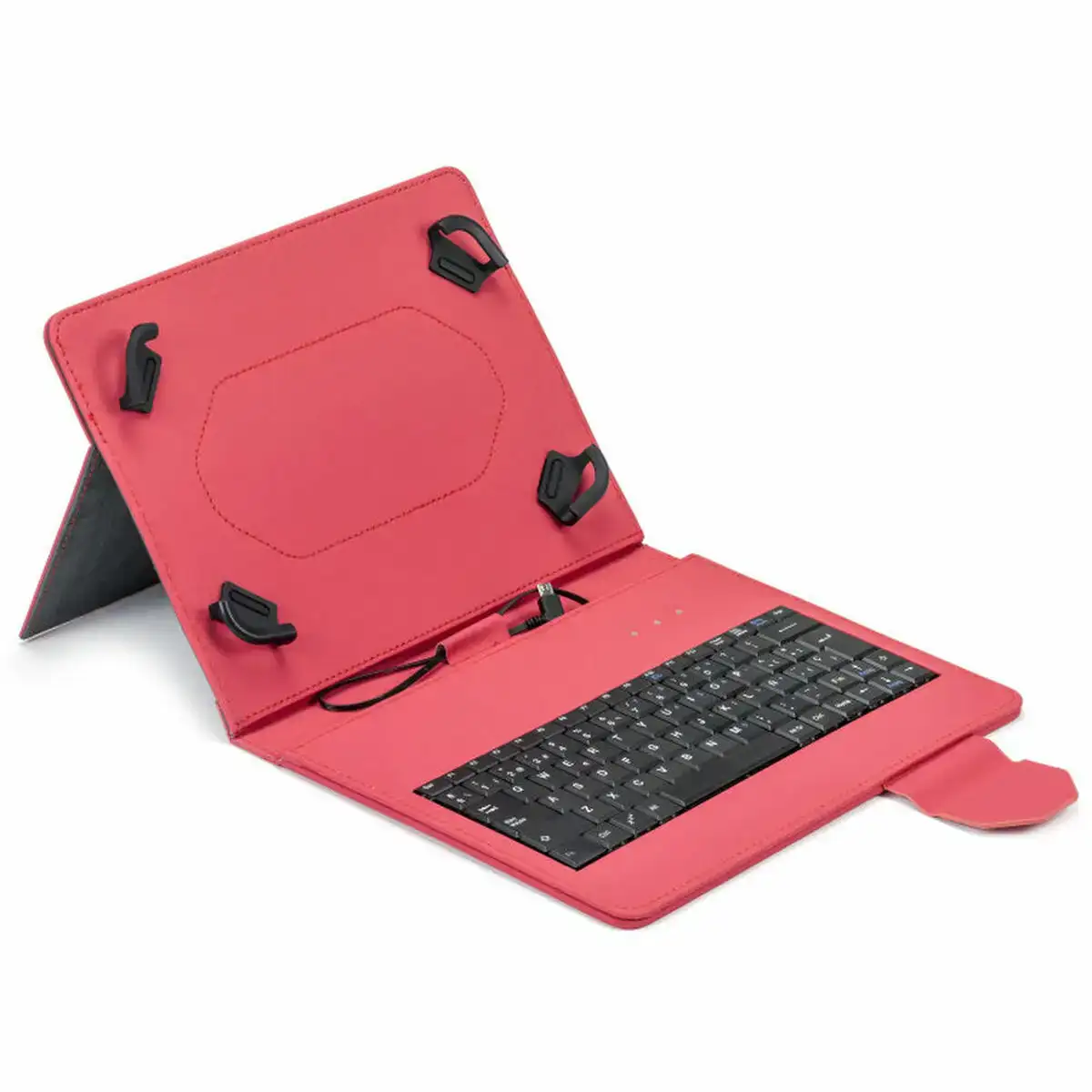 Housse pour ipad clavier maillon technologique mtkeyusbred 9 7 10 2 rouge_5098. DIAYTAR COTE D'IVOIRE - L'Art de Vivre le Shopping en Ligne. Découvrez notre plateforme intuitive et trouvez des produits qui vous inspirent et vous enchantent, à chaque clic.