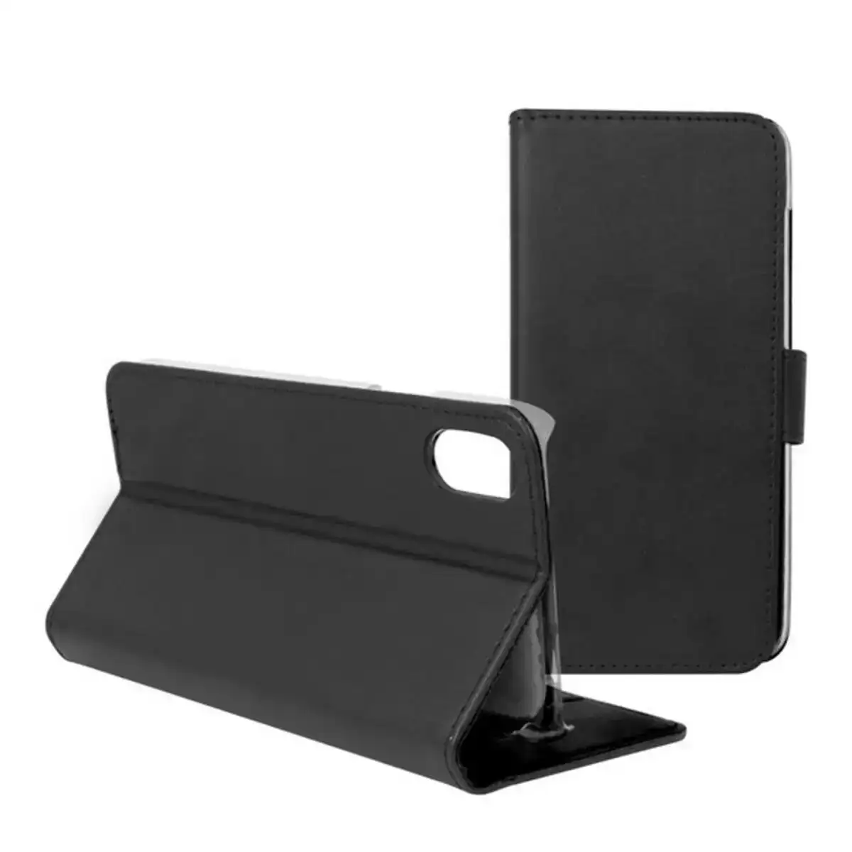 Housse pour mobile avec coque iphone x contact slim noir textile polycarbonate_2748. Bienvenue chez DIAYTAR COTE D'IVOIRE - Où le Shopping Rencontre la Qualité. Explorez notre sélection soigneusement conçue et trouvez des produits qui définissent le luxe abordable.