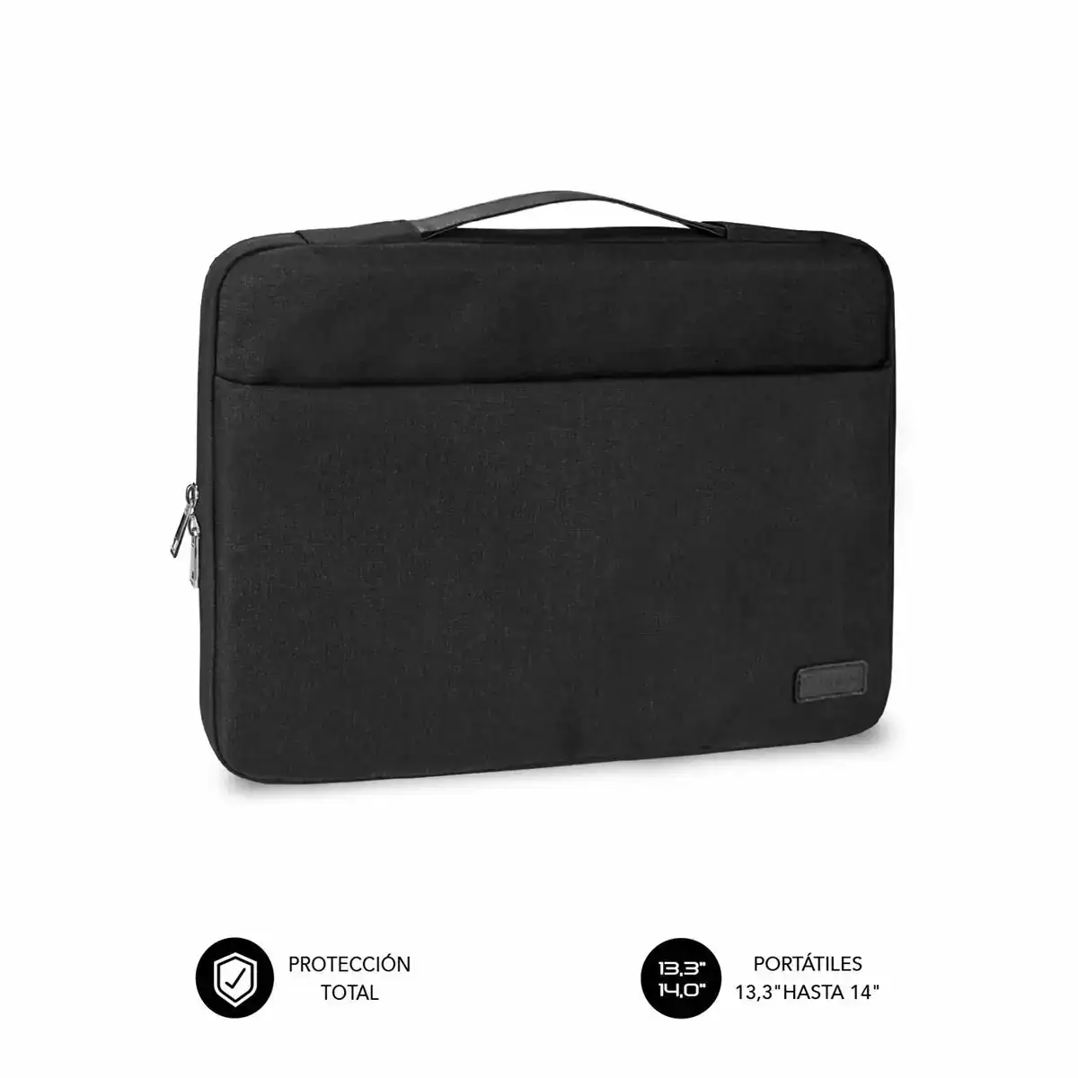 Housse pour ordinateur portable subblim funda ordenador elegant laptop sleeve 13 3 14 black_2355. Entrez dans l'Univers de DIAYTAR COTE D'IVOIRE - Où Chaque Produit a sa Place. Explorez nos rayons virtuels et choisissez des articles qui s'intègrent parfaitement à votre style de vie.