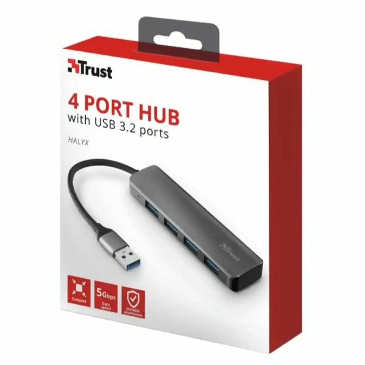 Hub usb 4 ports trust 23327_8833. DIAYTAR COTE D'IVOIRE - Votre Plaisir Shopping à Portée de Clic. Explorez notre boutique en ligne et trouvez des produits qui ajoutent une touche de bonheur à votre vie quotidienne.