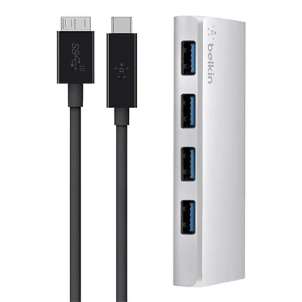 Hub usb belkin f4u088vf argente_6945. DIAYTAR COTE D'IVOIRE - L'Art de Vivre le Shopping Authentique. Découvrez notre boutique en ligne et trouvez des produits qui incarnent la passion et le savoir-faire du Côte d'Ivoire.