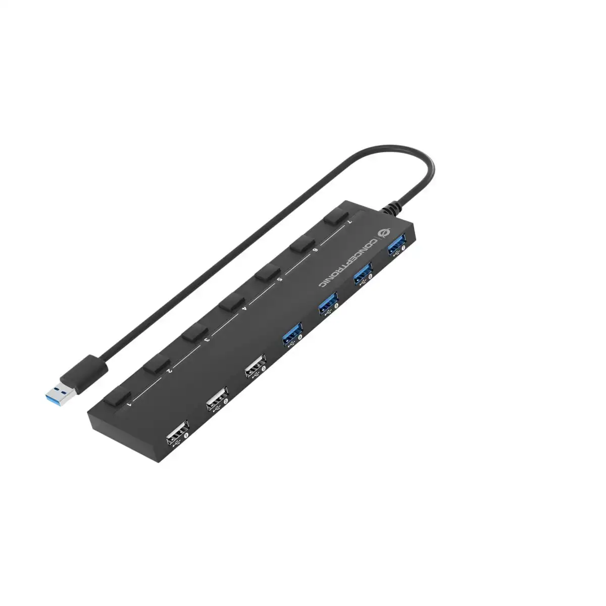 Hub usb conceptronic hubbies09bp noir 7 en 1_1659. Bienvenue sur DIAYTAR COTE D'IVOIRE - Là où le Shopping Devient une Aventure. Explorez notre catalogue et dénichez des trésors qui élargiront votre horizon shopping.