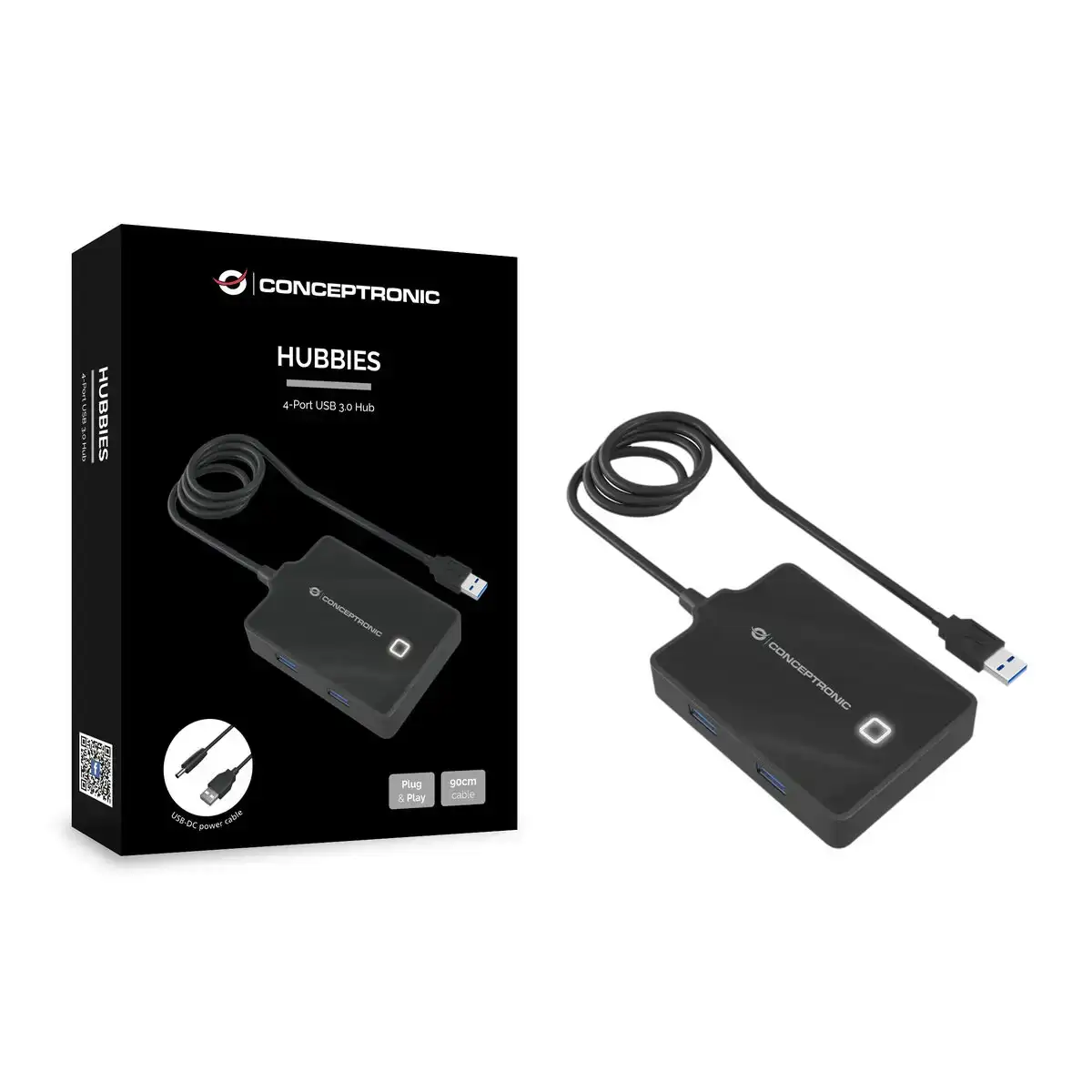 Hub usb conceptronic hubbies11b noir_5681. DIAYTAR COTE D'IVOIRE - L'Art de Vivre le Shopping Authentique. Découvrez notre boutique en ligne et trouvez des produits qui célèbrent la culture et l'héritage du Côte d'Ivoire.
