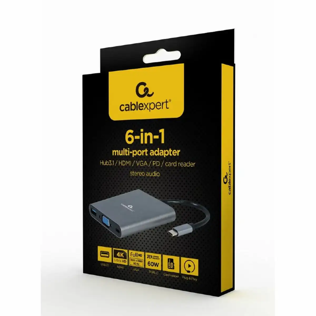 Hub usb gembird a cm combo6 01_9316. DIAYTAR COTE D'IVOIRE - Votre Portail vers l'Extraordinaire. Parcourez nos collections et découvrez des produits qui vous emmènent au-delà de l'ordinaire, créant une expérience de shopping mémorable.