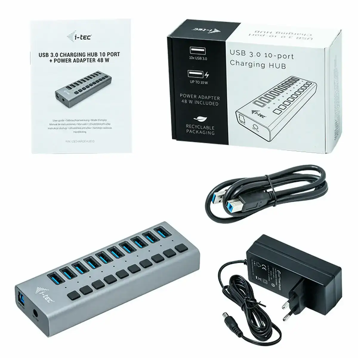 Hub usb i tec u3chargehub10 _9755. DIAYTAR COTE D'IVOIRE - Votre Destination Shopping Incontournable. Parcourez nos rayons virtuels et trouvez des articles qui répondent à tous vos besoins, du quotidien à l'exceptionnel.