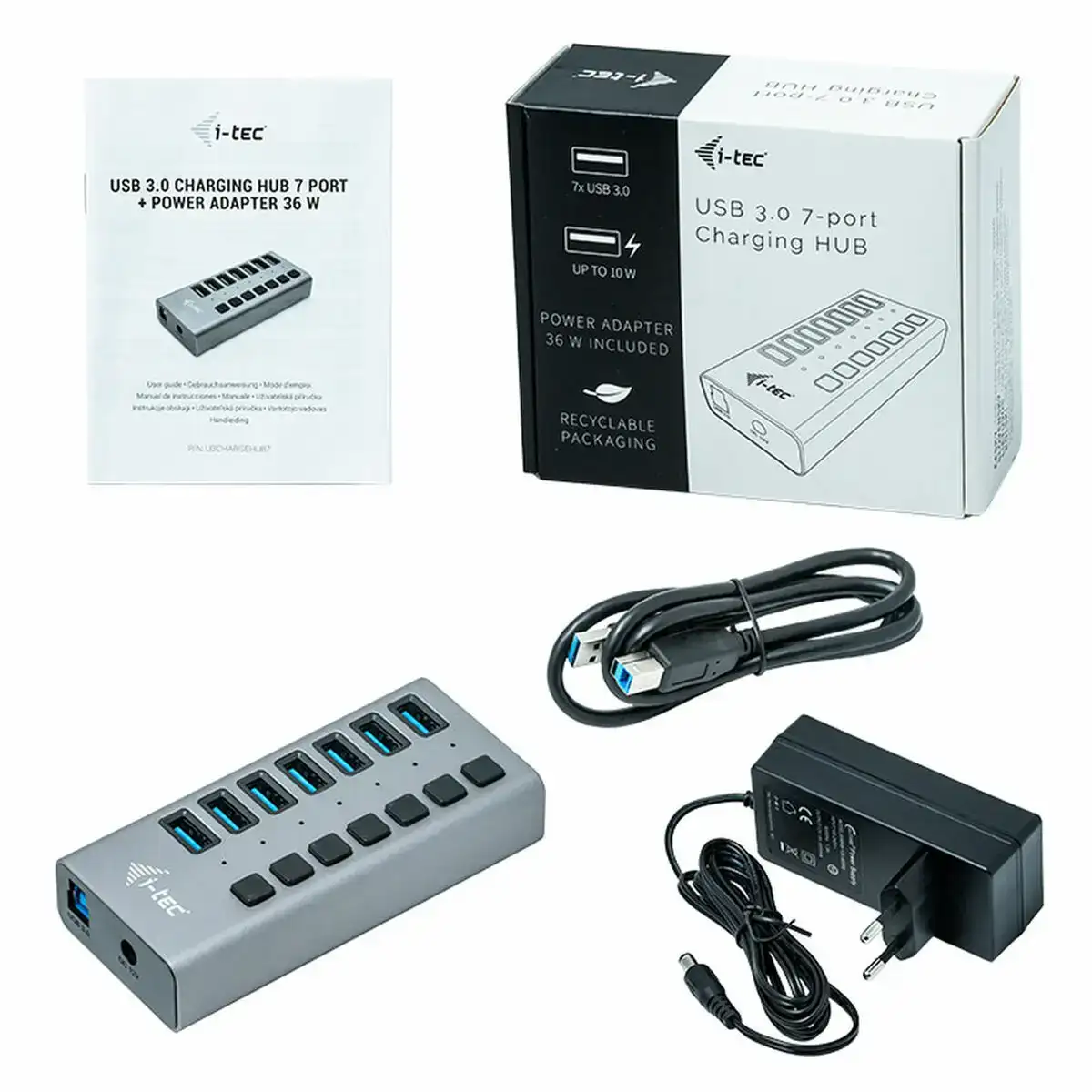 Hub usb i tec u3chargehub7 _6418. Entrez dans l'Univers de DIAYTAR COTE D'IVOIRE - Où Choisir est un Voyage. Explorez notre gamme diversifiée et trouvez des articles qui répondent à tous vos besoins et envies.