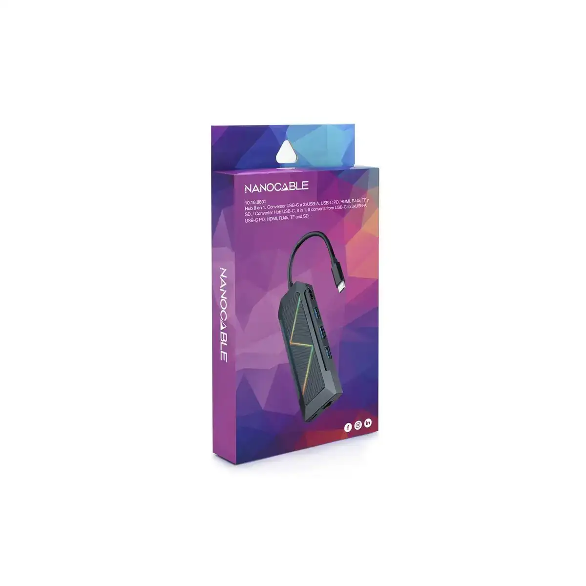 Hub usb nanocable 10 16 0801_7757. Bienvenue sur DIAYTAR COTE D'IVOIRE - Où Choisir Rime avec Qualité. Explorez notre gamme diversifiée et découvrez des articles conçus pour répondre à vos attentes élevées.