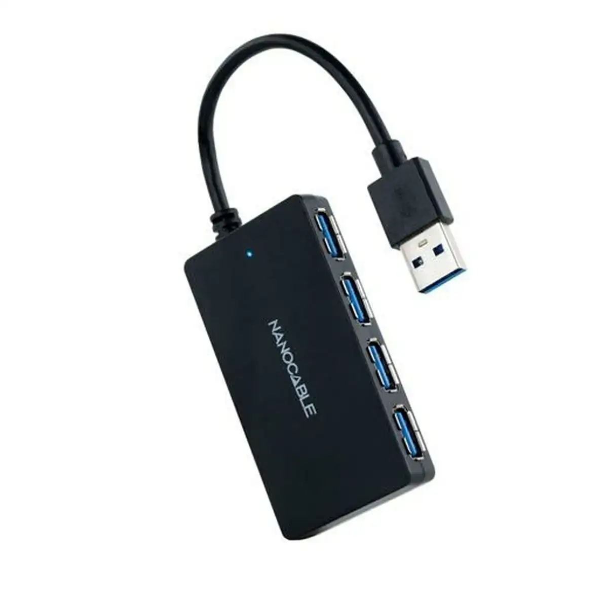 Hub usb nanocable hub usb 3 0 con 4 puertos de usb 3 0 usb a m usb 3 0 h negro 15 cm noir_5722. DIAYTAR COTE D'IVOIRE - Où Chaque Produit a son Histoire à Raconter. Parcourez notre catalogue et découvrez des articles qui portent en eux la passion et l'histoire du Côte d'Ivoire.