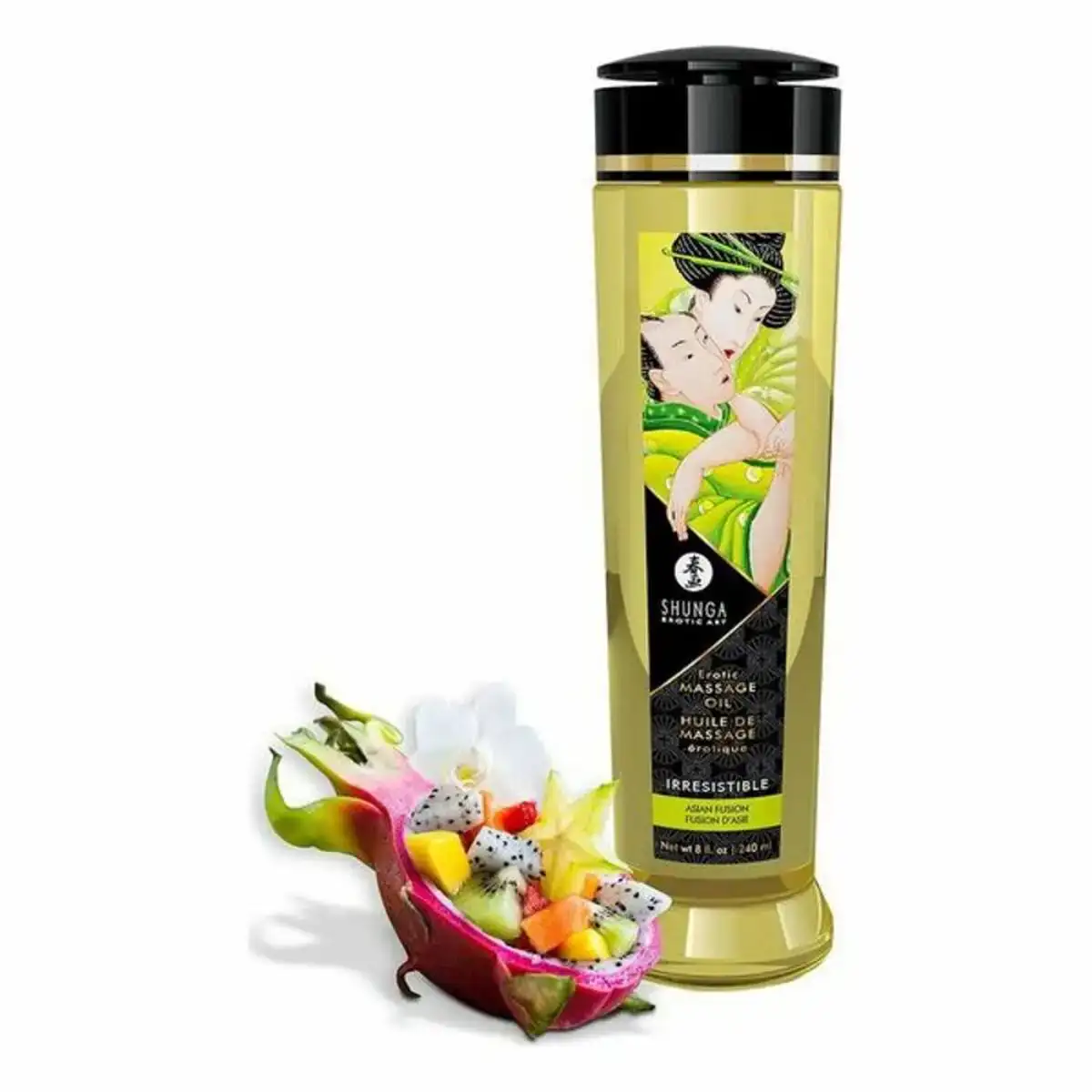 Huile de massage asian fusion shunga irresistible 240 ml _8717. DIAYTAR COTE D'IVOIRE - L'Équilibre Parfait entre Tradition et Modernité. Explorez notre collection pour trouver des produits qui incarnent la culture et la contemporanéité du Côte d'Ivoire.