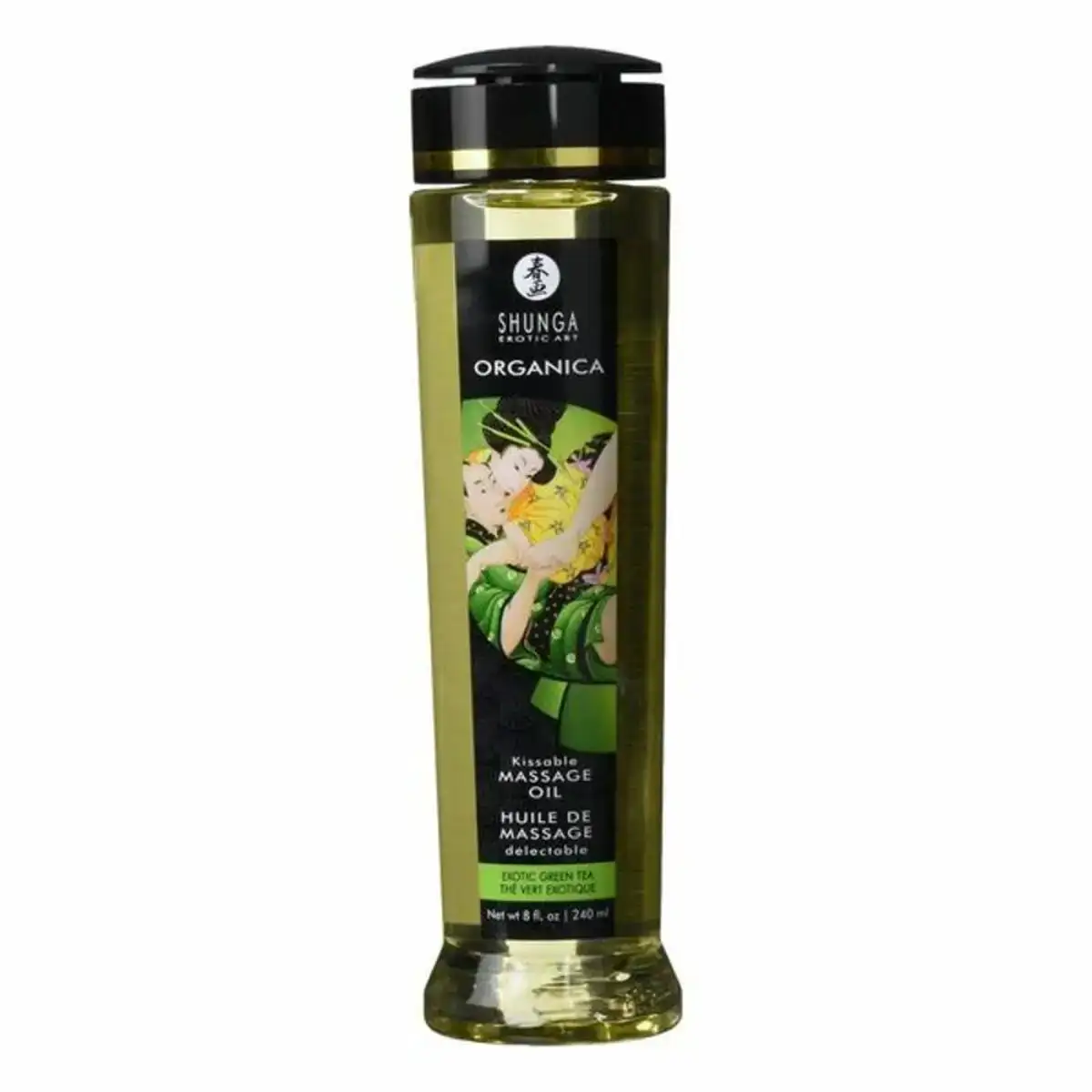Huile de massage bio the vert erotique shunga exotic 240 ml _3123. DIAYTAR COTE D'IVOIRE - Où la Tradition s'Harmonise avec le Moderne. Parcourez notre gamme diversifiée et choisissez des produits qui révèlent l'âme du Côte d'Ivoire.